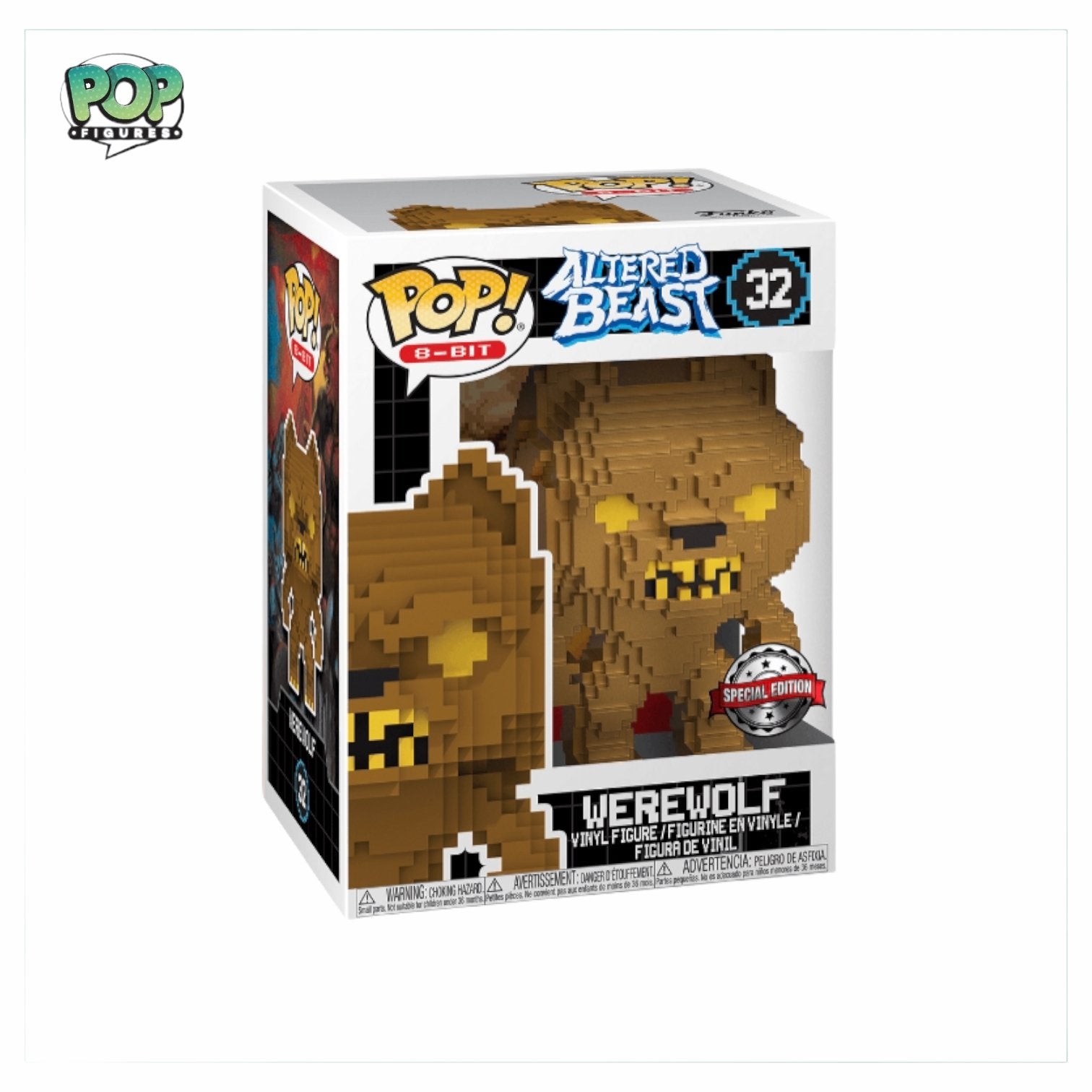 Werewolf #32 Funko Pop! 8-Bit, Altered Beast, Special Edition