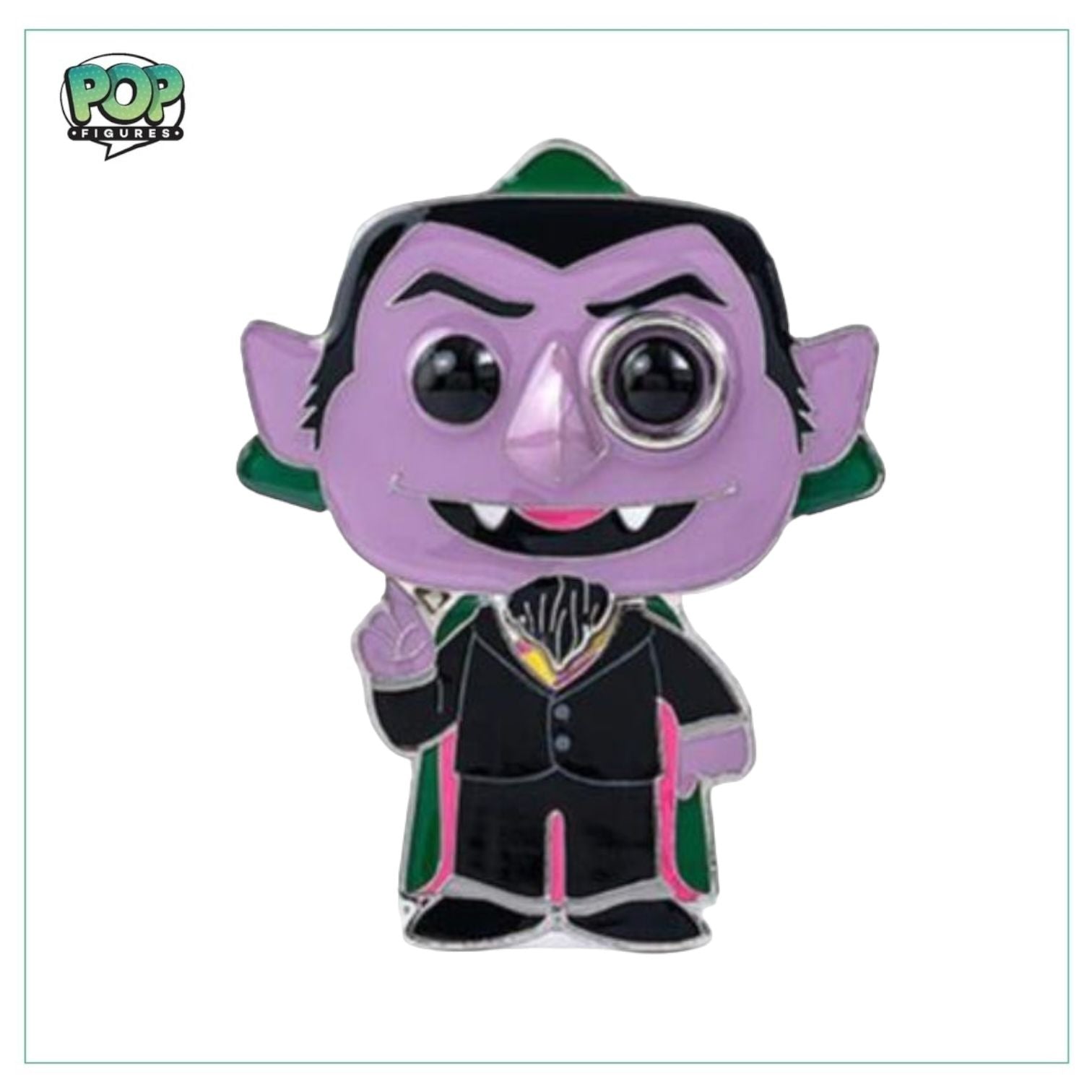 The Count #02 Funko Enamel Pin! Sesame Street