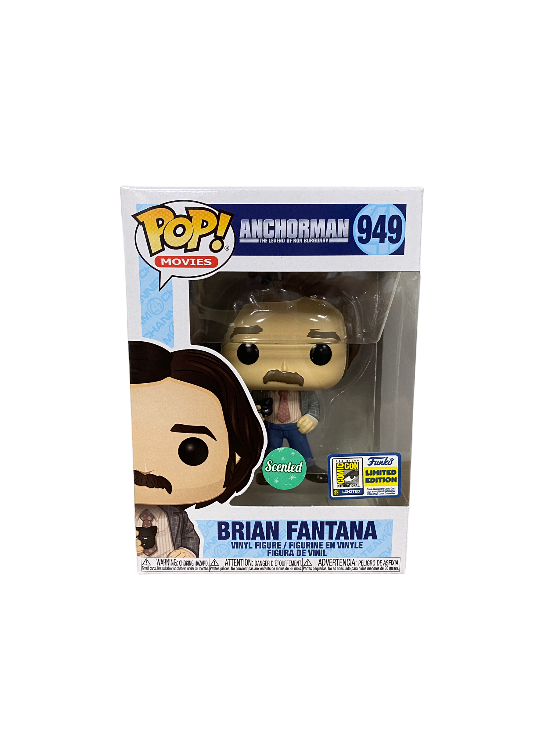 Brian Fantana #949 (Scented) Funko Pop! - Anchorman: The Legend Of Ron Burgundy - SDCC 2020 Official Convention Exclusive