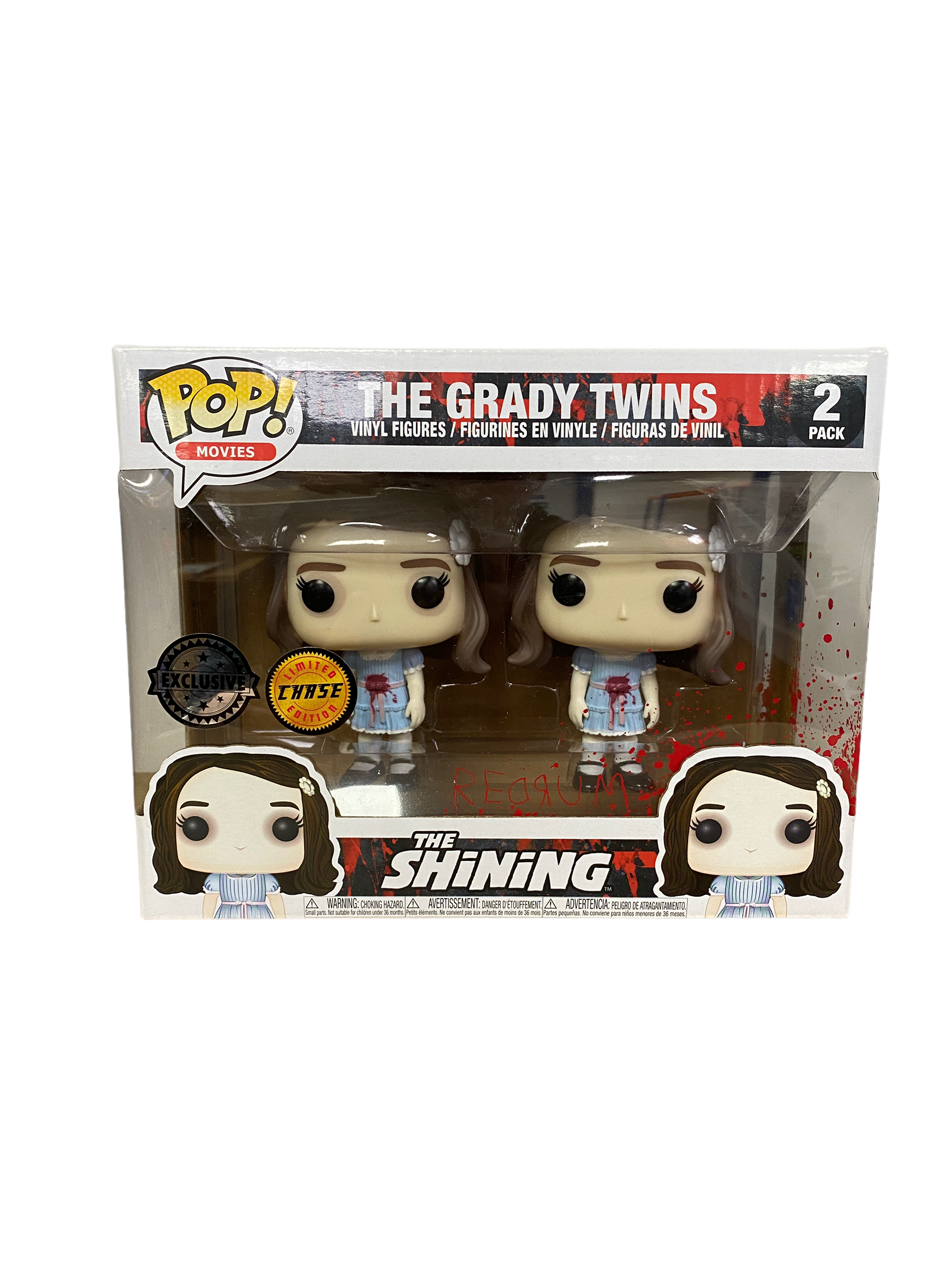 The Grady Twins (Bloody Chase) 2 Pack Funko Pop! - The Shining - 2017 Pop! - Exclusive -