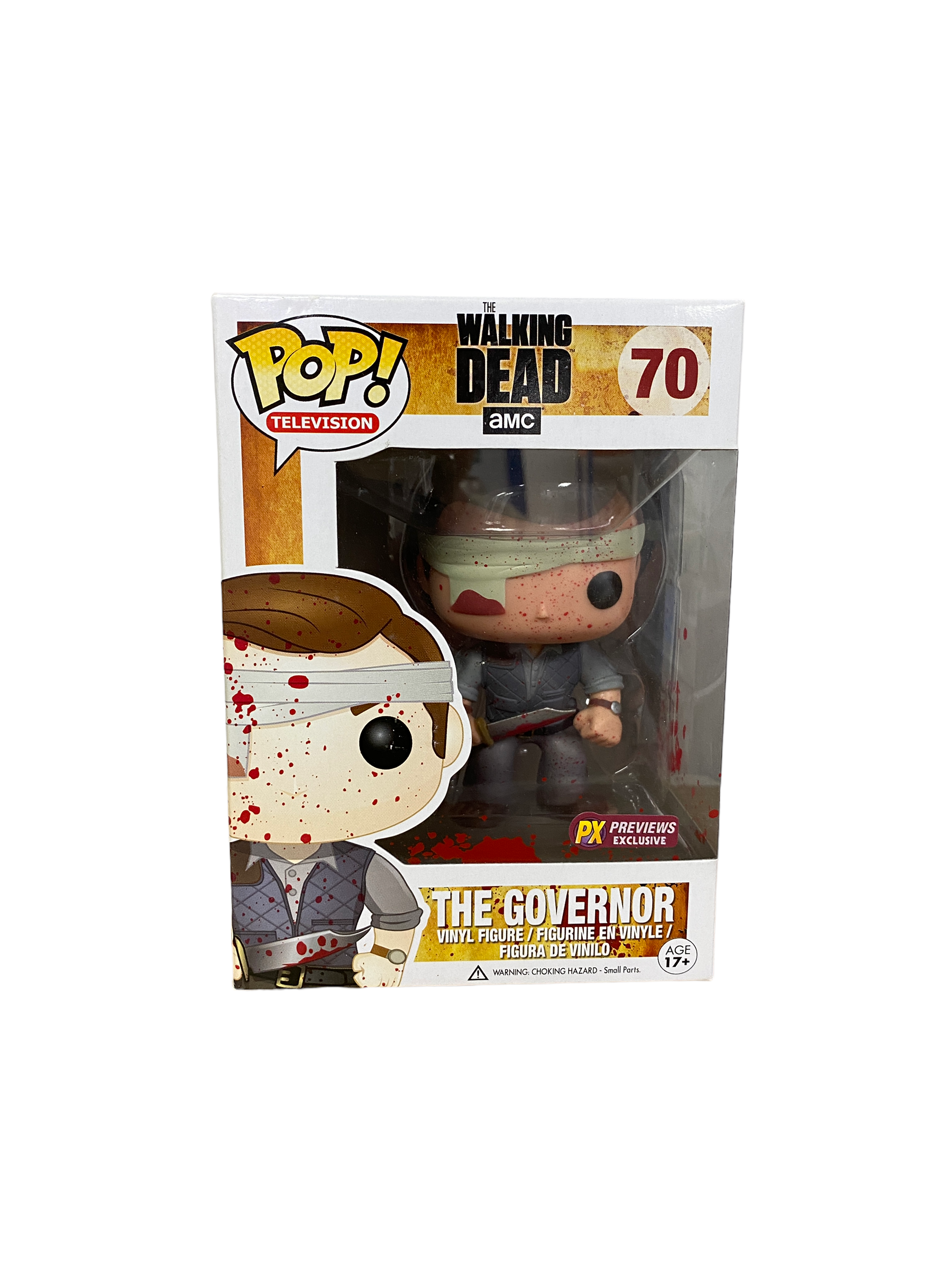 The Governor #70 (Bandage Bloody) Funko Pop! - The Walking Dead - PX Previews Exclusive -