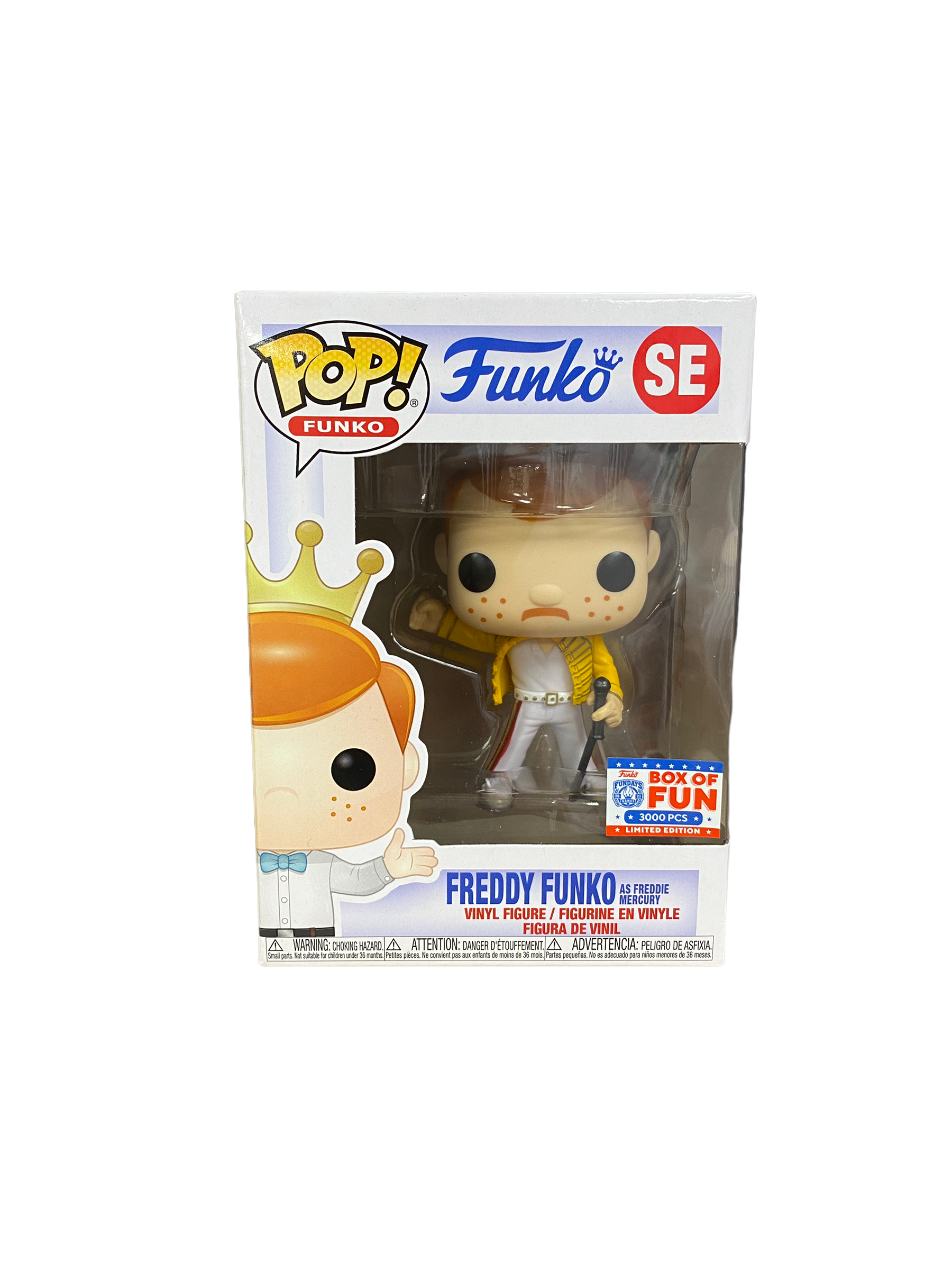 Freddy Funko as Freddie Mercury Funko Pop! - Virtual Funkon 2021 Box Of Fun Exclusive