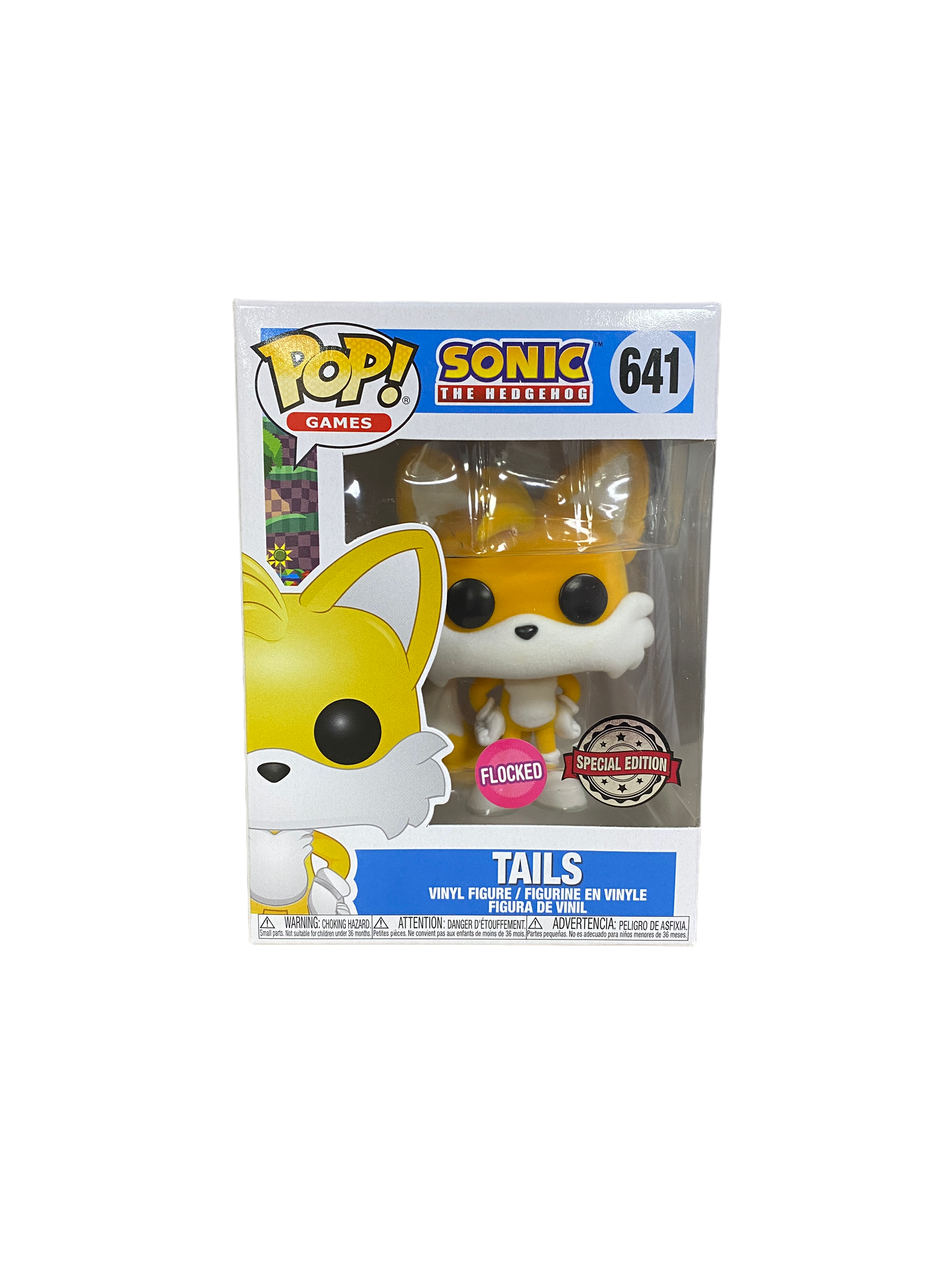 Tails #641 (Flocked) Funko Pop! - Sonic The Hedgehog - Special Edition -