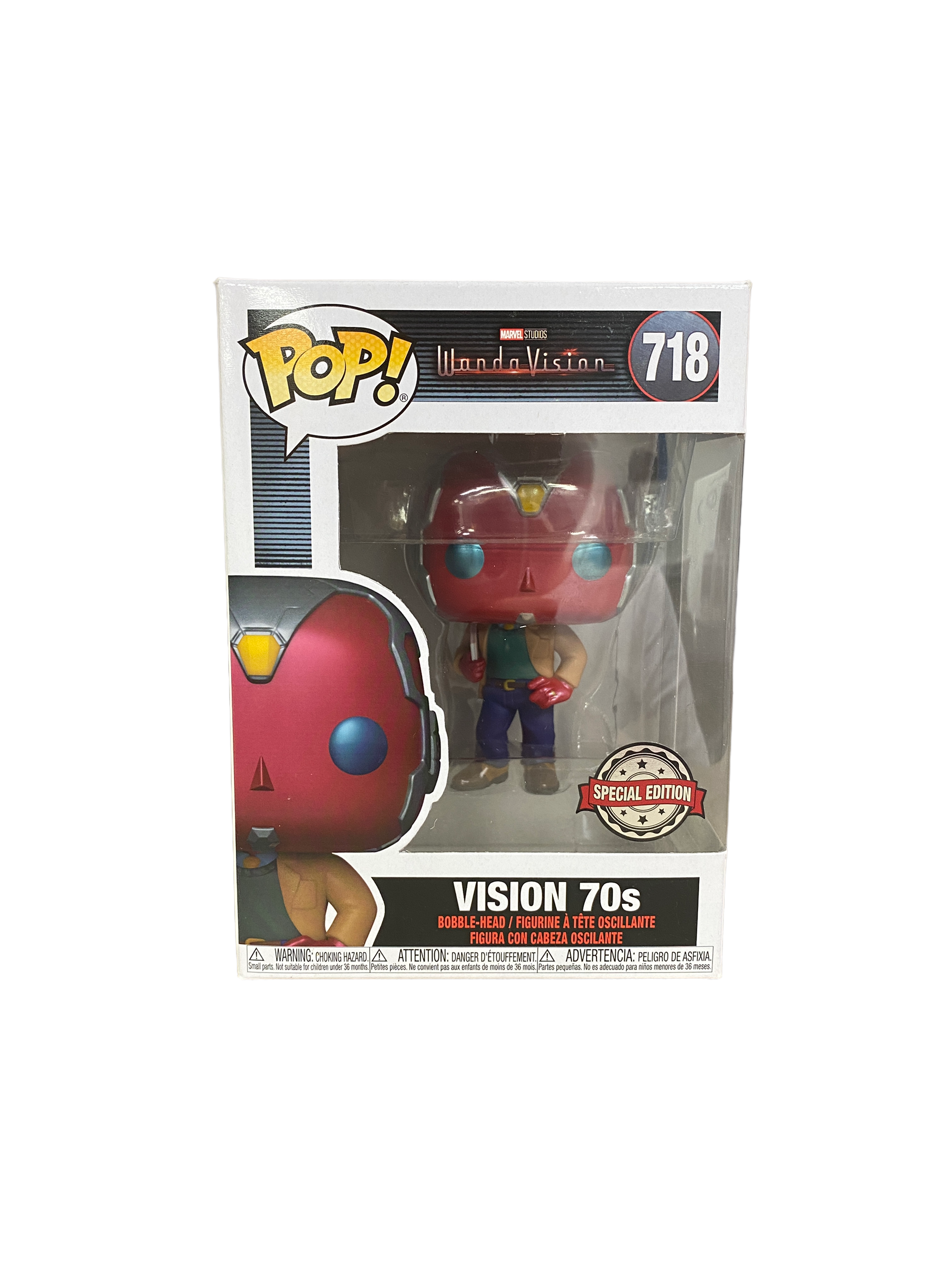 Vision 70s #718 Funko Pop! - Wandavision - 2021 Pop! - Special Edition -