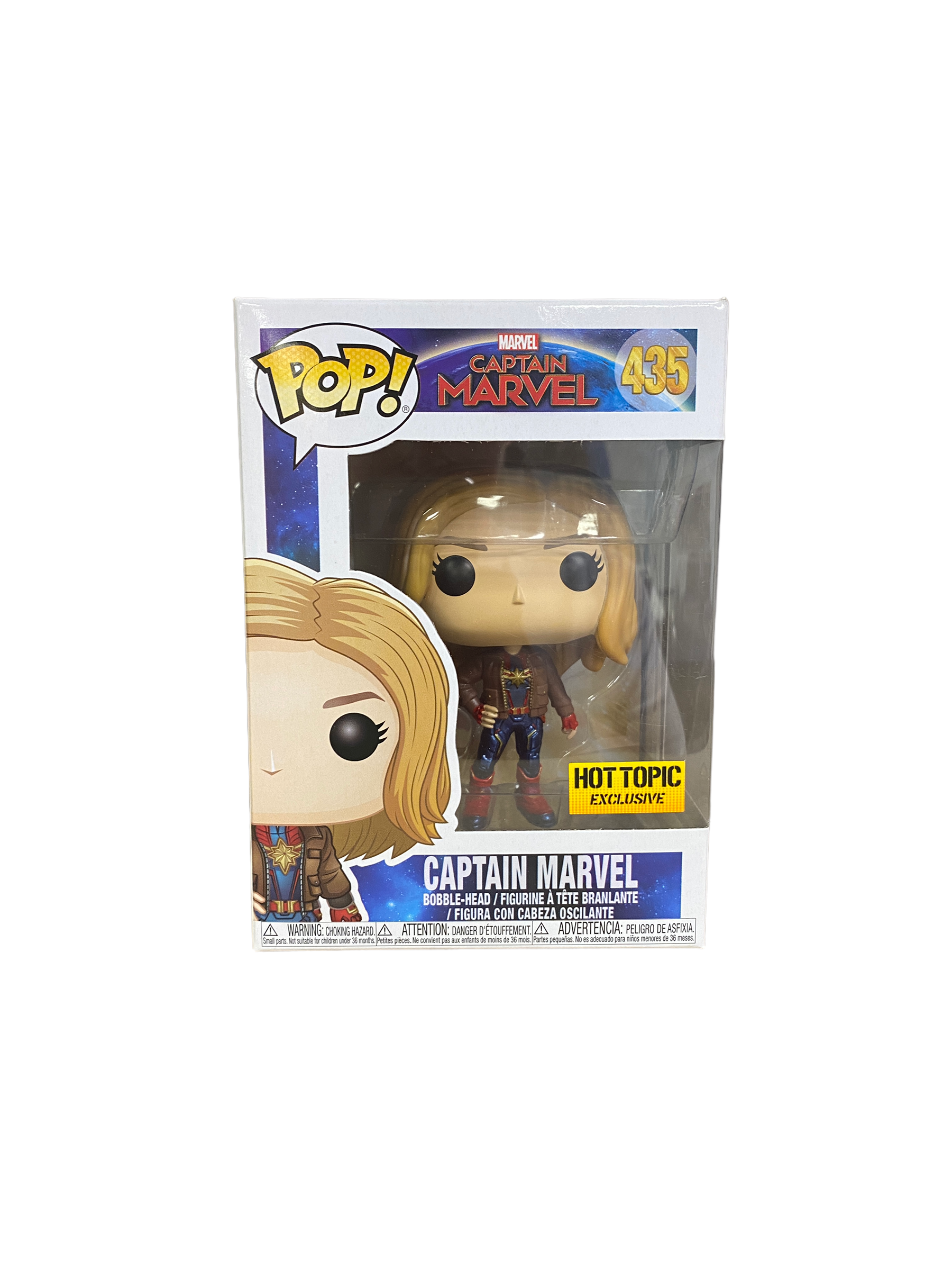 Captain Marvel #435 (w/ Jacket) Funko Pop! - Captain Marvel - Hot Topic Exclusive -