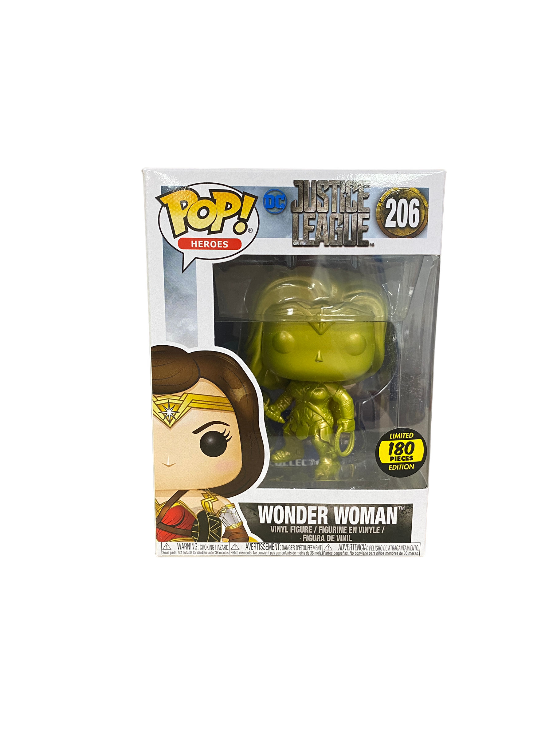 Wonder Woman #206 (Gold) Funko Pop! - Justice League - Hot Topic Employees Exclusive