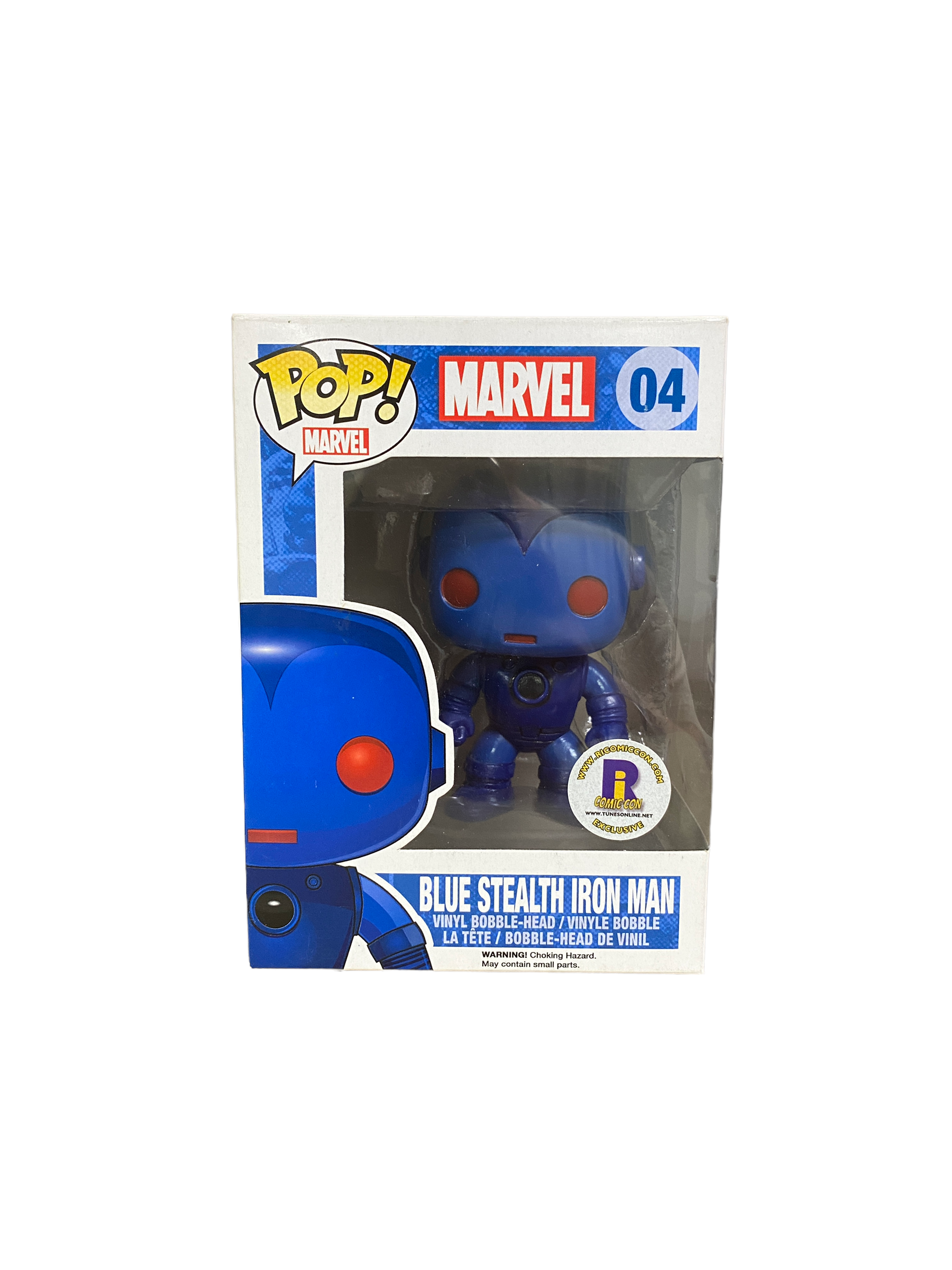 Blue Stealth Iron Man #04 Funko Pop! - Marvel - RICC 2014 Official Convention Exclusive -