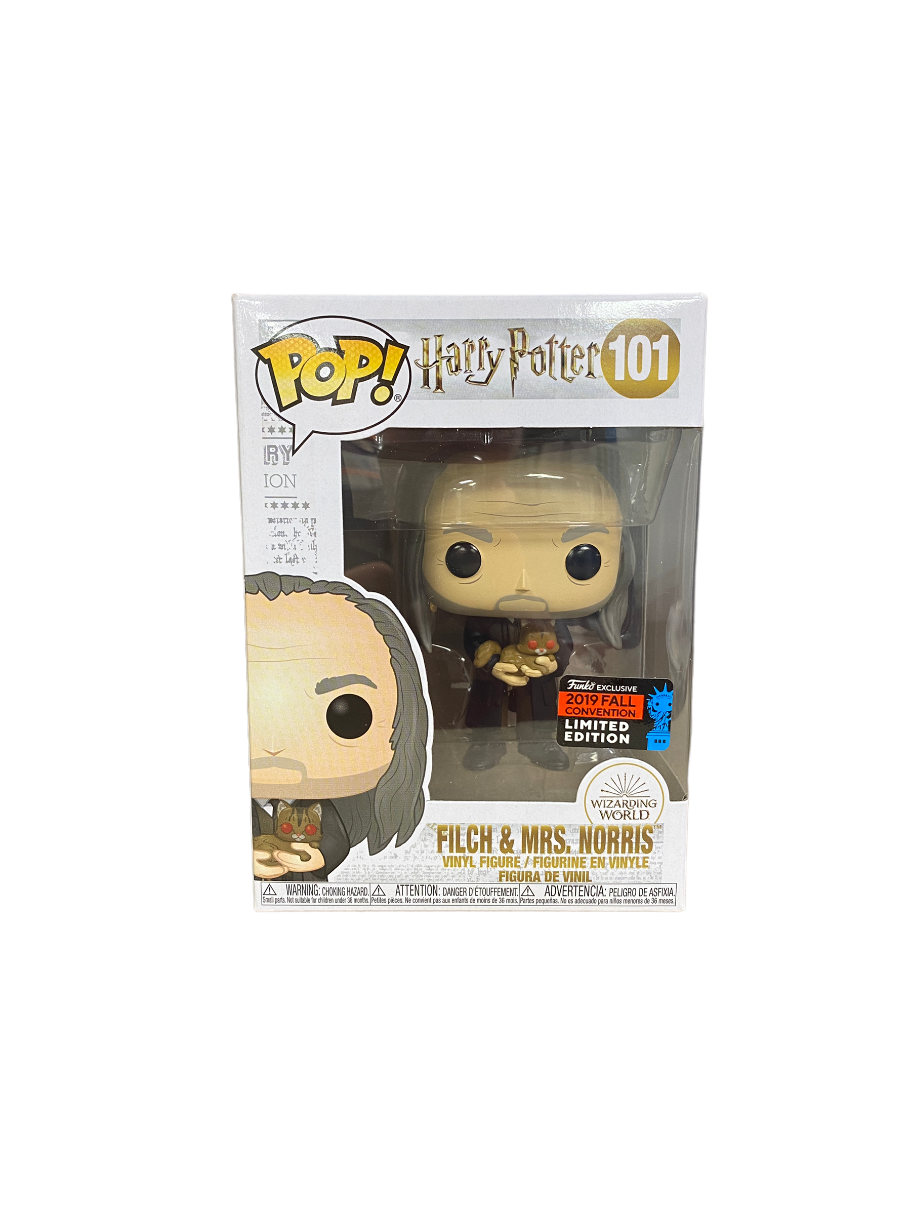 Filch & Mrs. Norris #101 Funko Pop! - Harry Potter - NYCC 2019 Shared Exclusive -