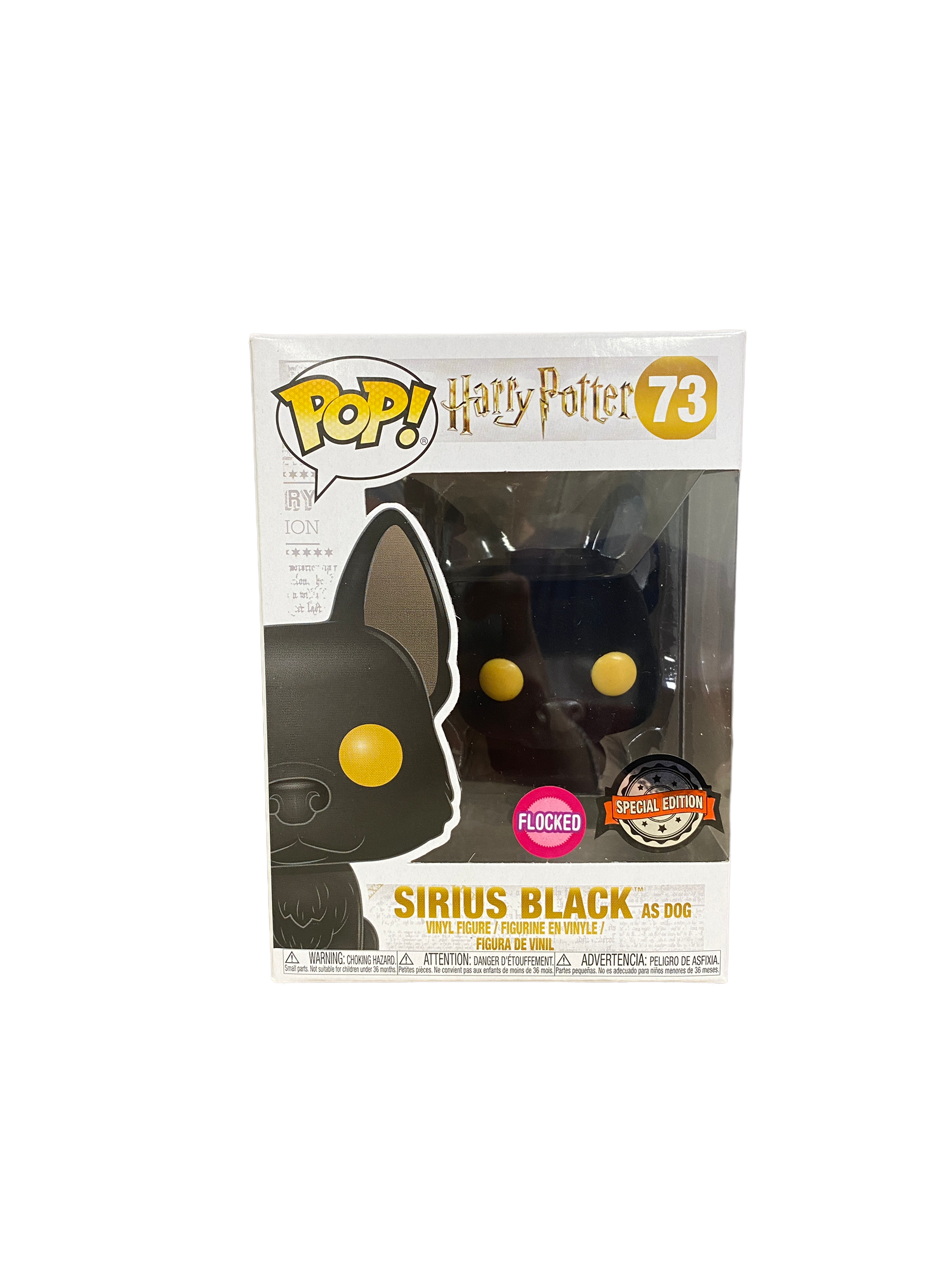 Sirius Black As Dog #73 (Flocked) Funko Pop! - Harry Potter - Special Edition -