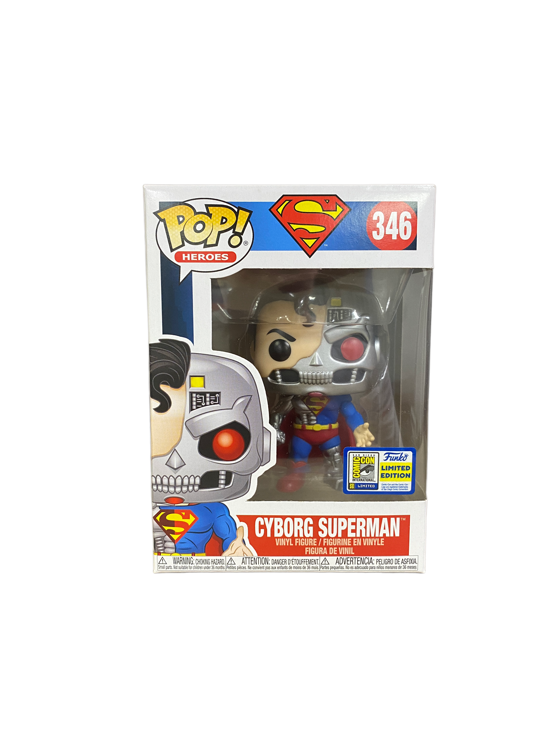 Cyborg Superman #346 Funko Pop! - DC Super Heroes - SDCC 2020 Official Convention Exclusive -