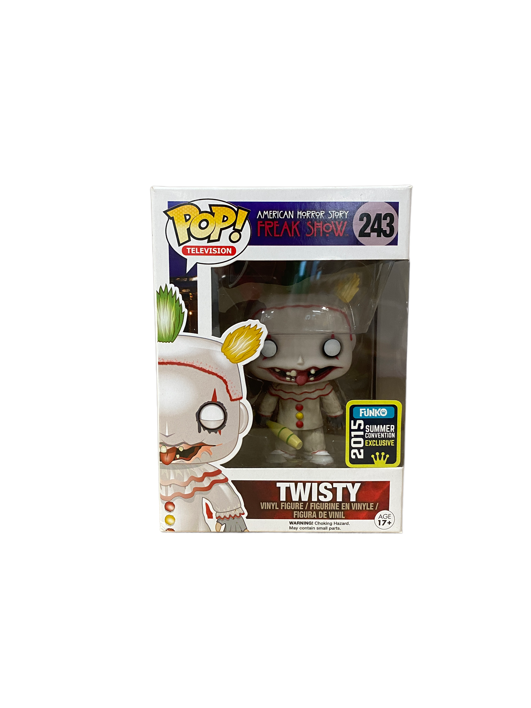 Twisty #243 (Unmasked) Funko Pop! - American Horror Story Freak Show - SDCC 2015 Shared Exclusive -