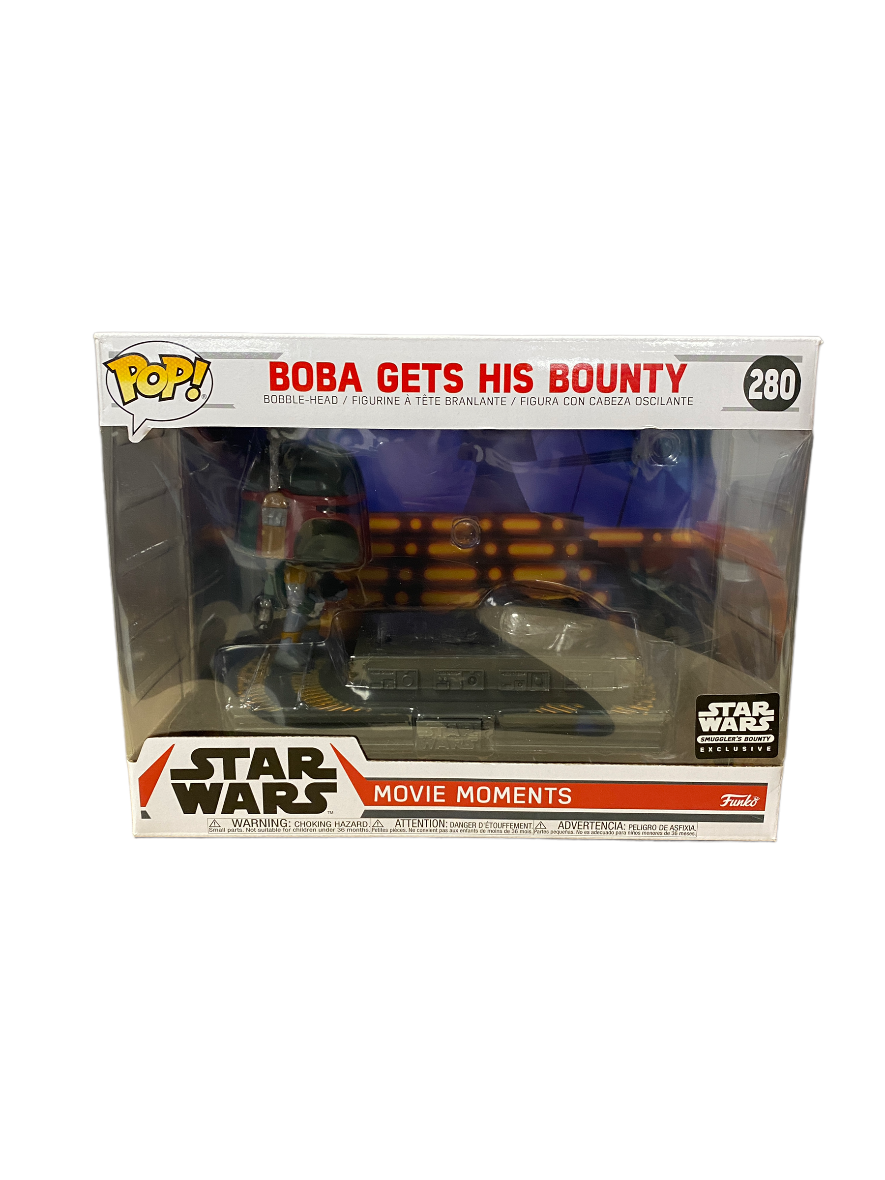 Boba Gets His Bounty #280 Funko Pop Movie Moment! - Star Wars The Empire Strikes Back - Smugglers Bounty Exclusive -