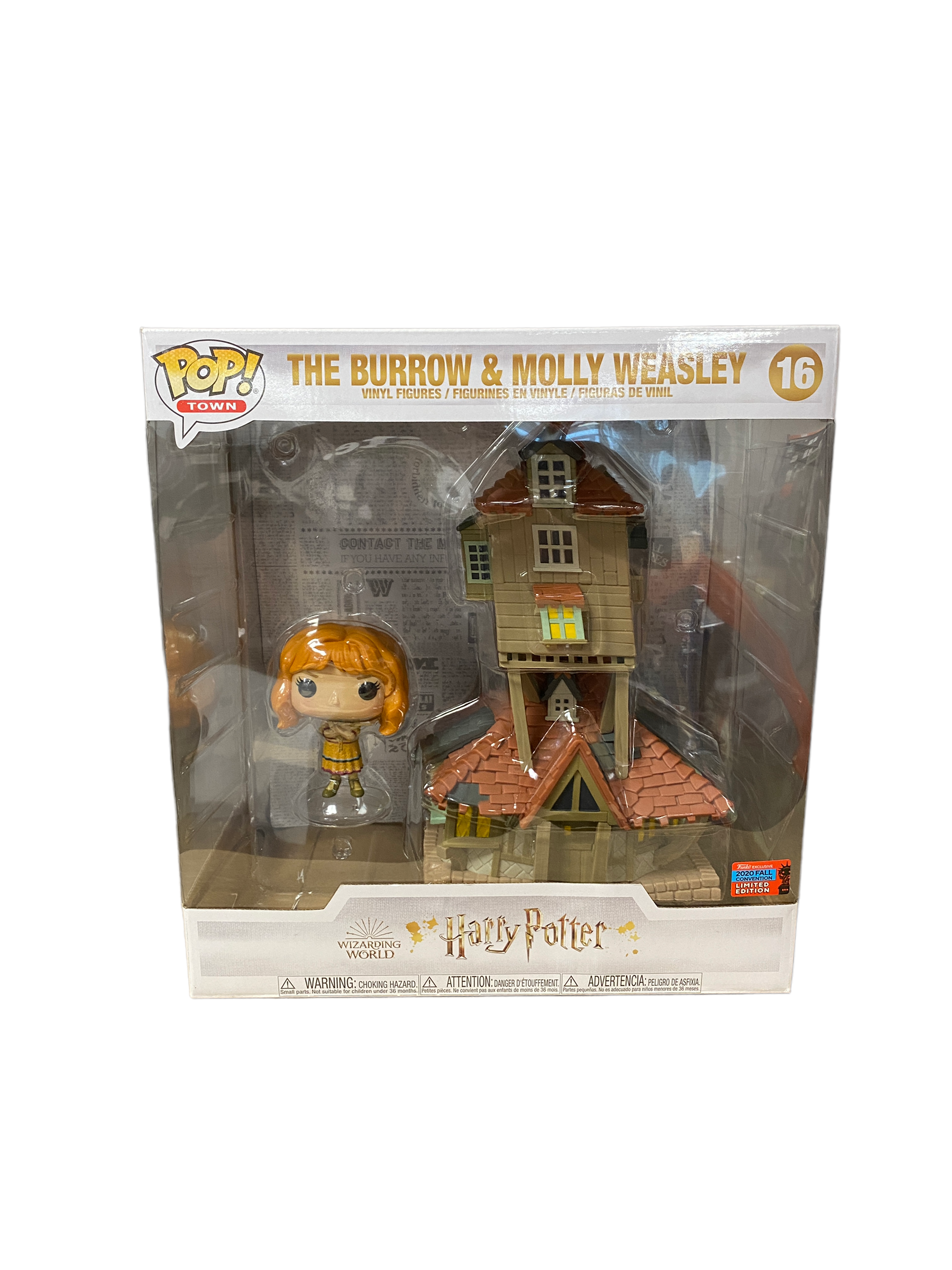 The Burrow & Molly Weasley #16 Funko Pop Town! - Harry Potter - NYCC 2020 Shared Exclusive -