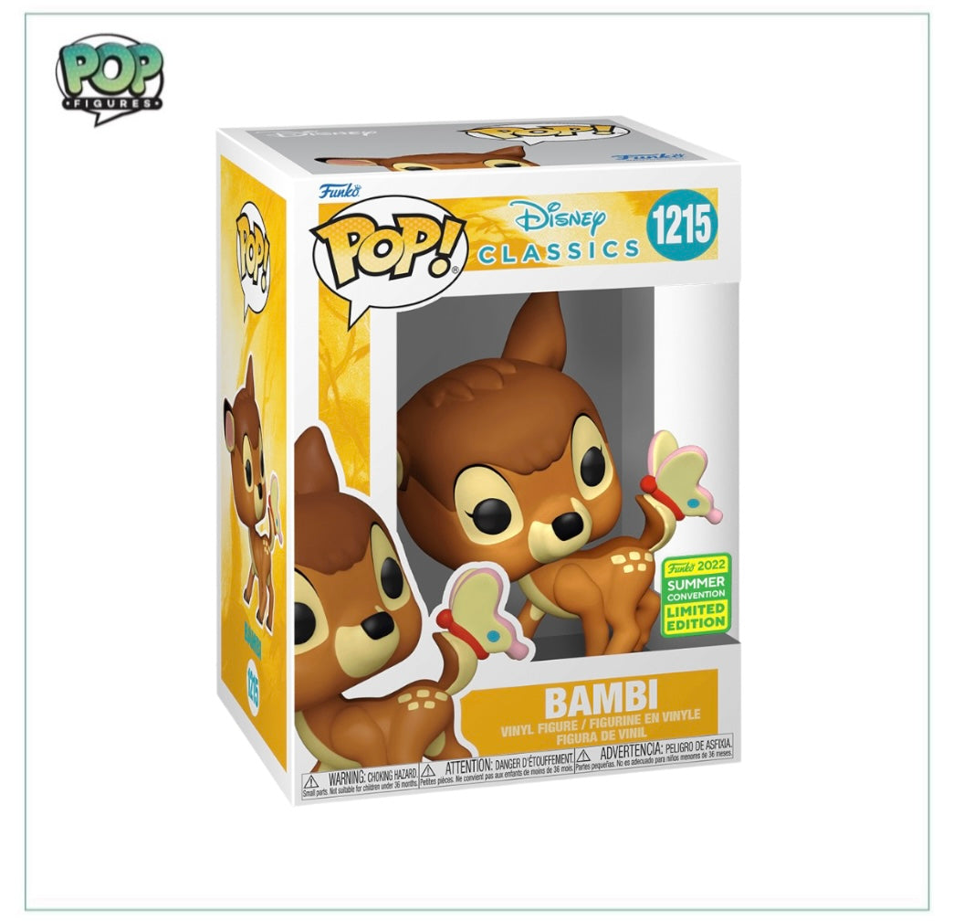 Bambi #1215 Funko Pop! - Disney- SDCC 2022 Shared Exclusive