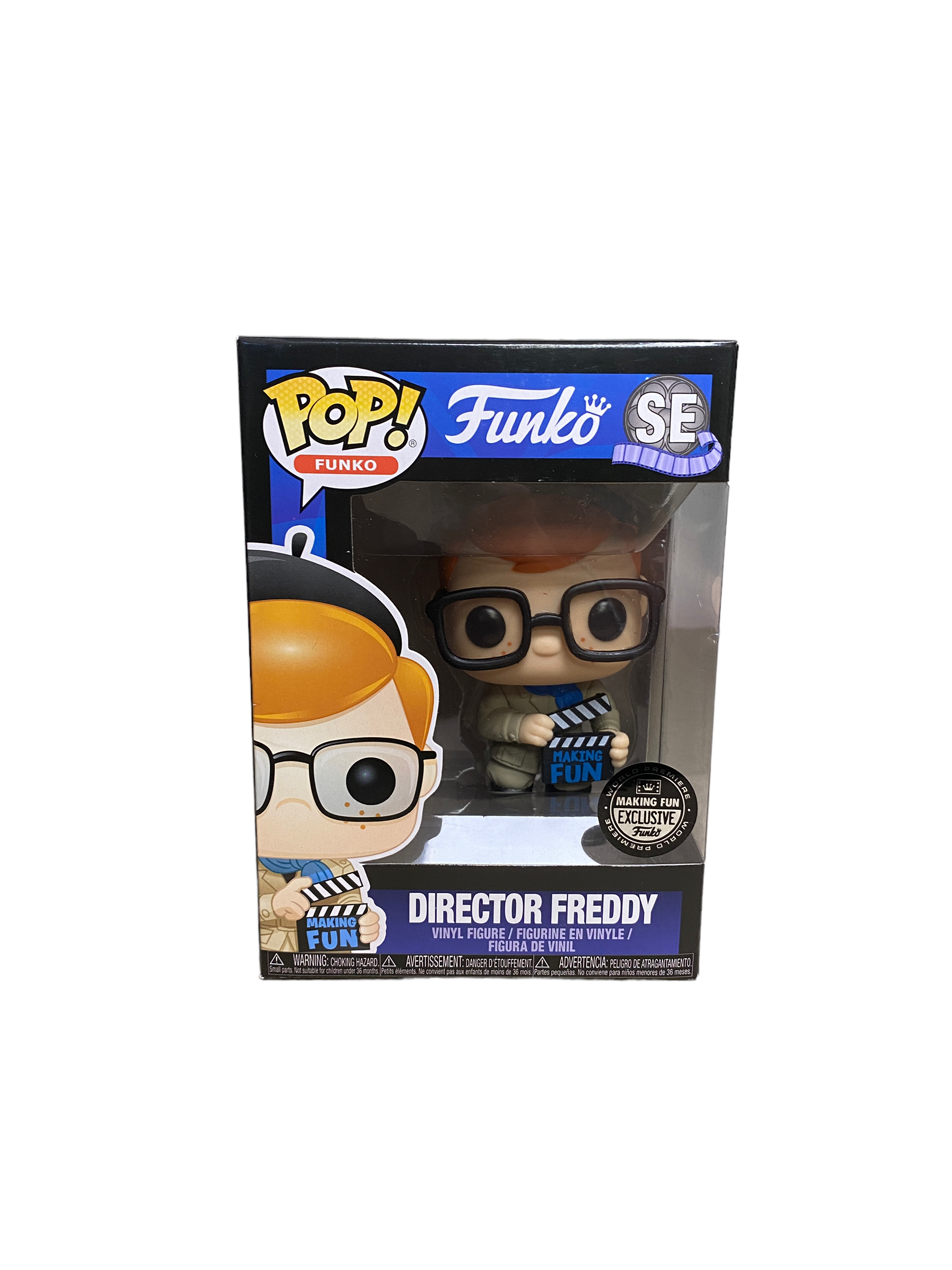 Director Freddy Funko Pop! - Making Fun - 2017 Pop! - Making Fun World Premiere Box Exclusive -