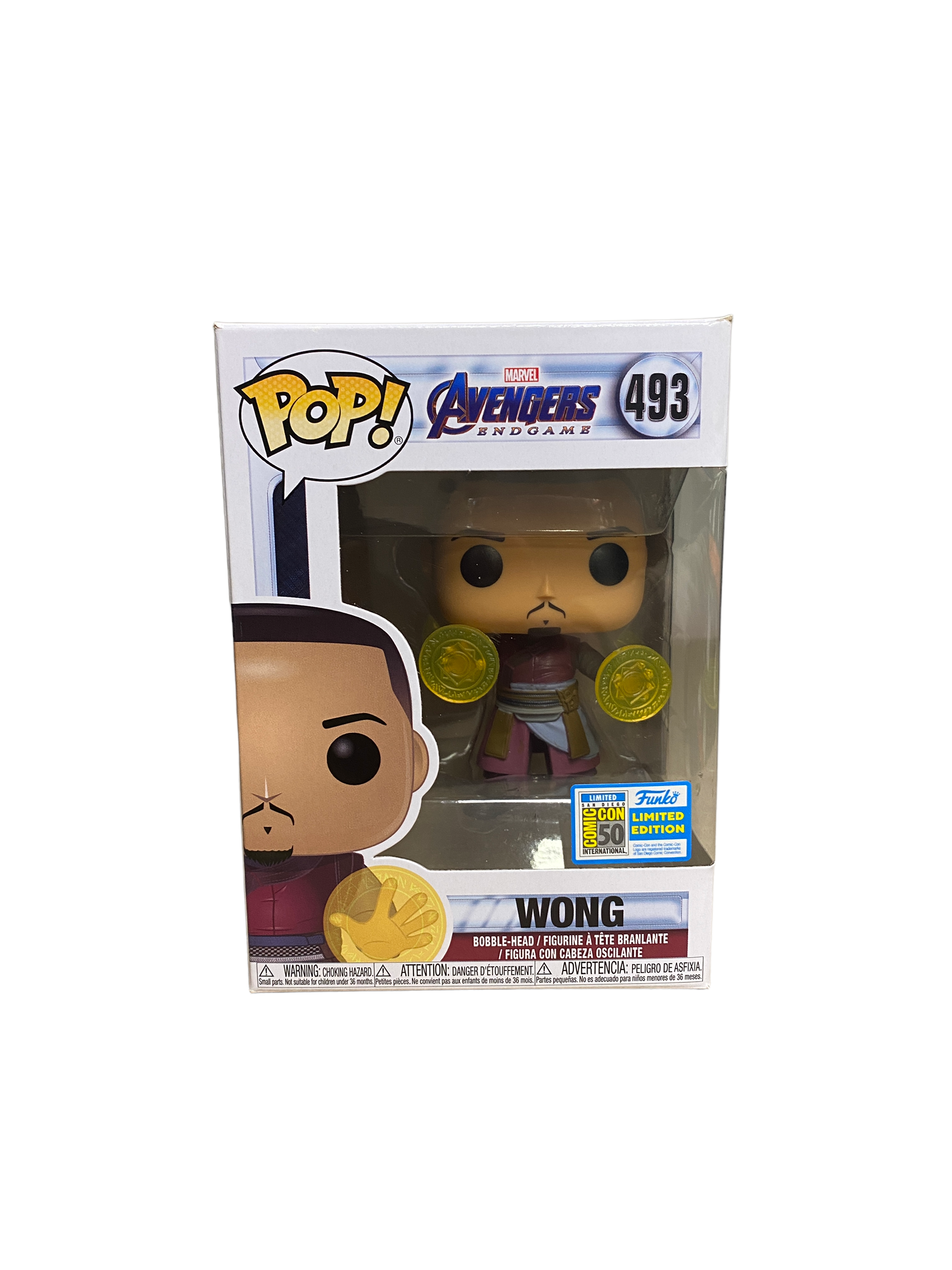 Wong #493 Funko Pop! - Avengers Endgame - SDCC 2019 Official Convention Exclusive -