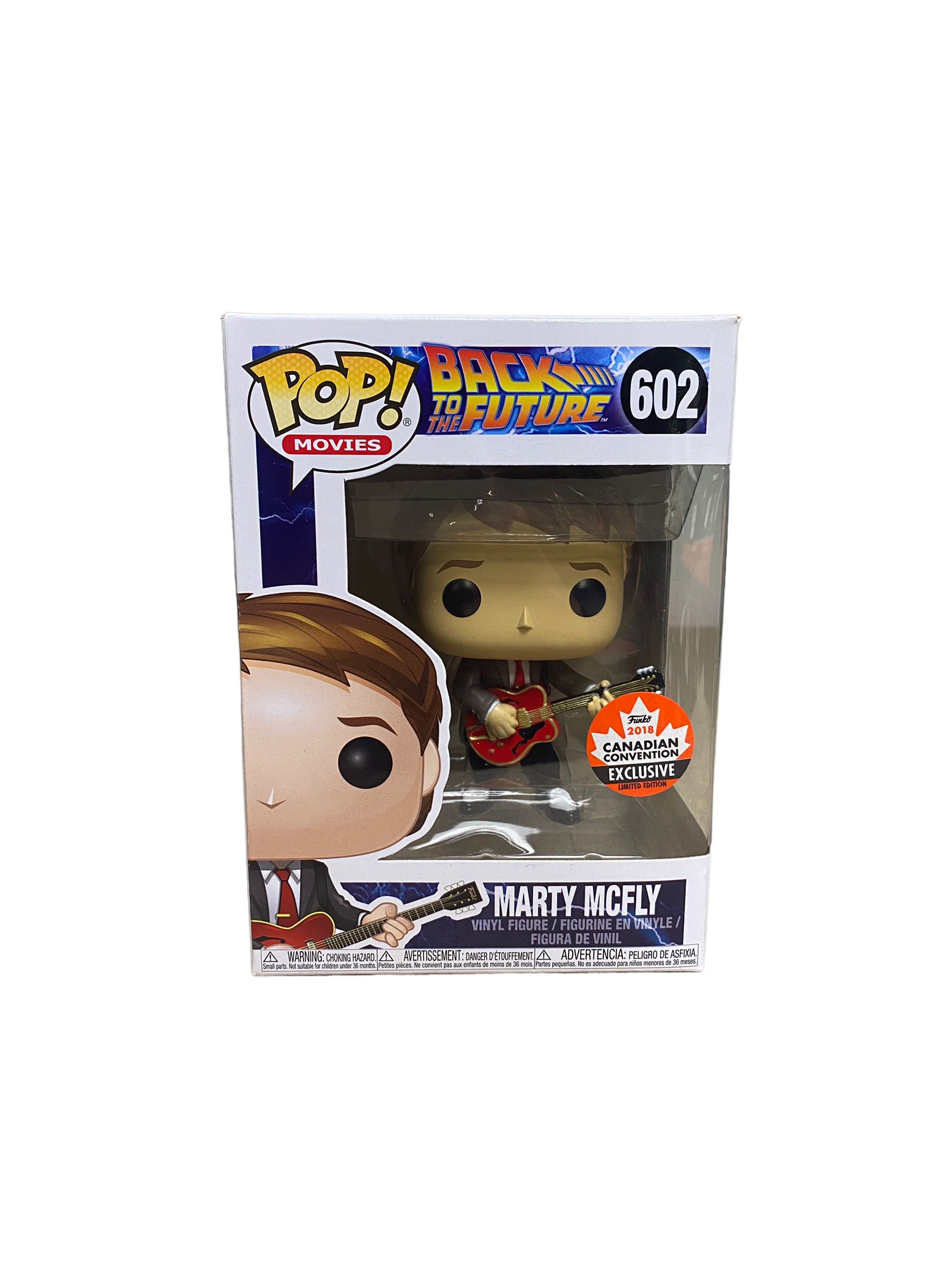 Marty McFly #602 (Johnny Be Good) Funko Pop! - Back To The Future - Canadian Convention 2018 Exclusive -
