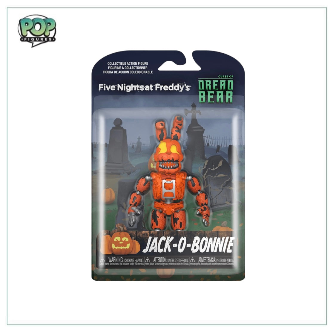 Jack-O-Bonnie Funko Figure! Five Nights At Freddy's - Curse Of Dread Bear