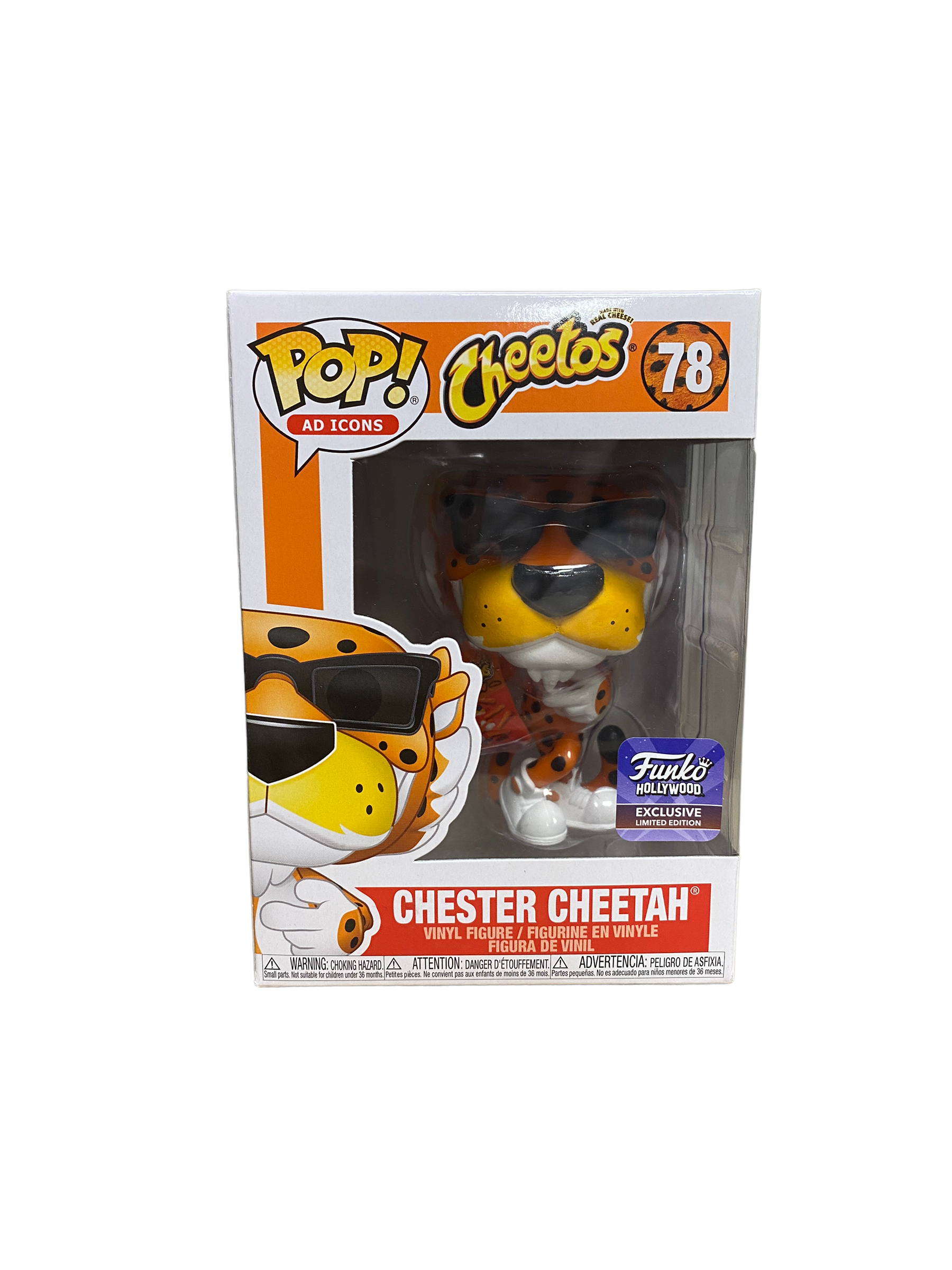 Chester Cheetah #78 (w/Cheetos) Funko Pop! - Ad Icons - Funko Hollywood Exclusive -