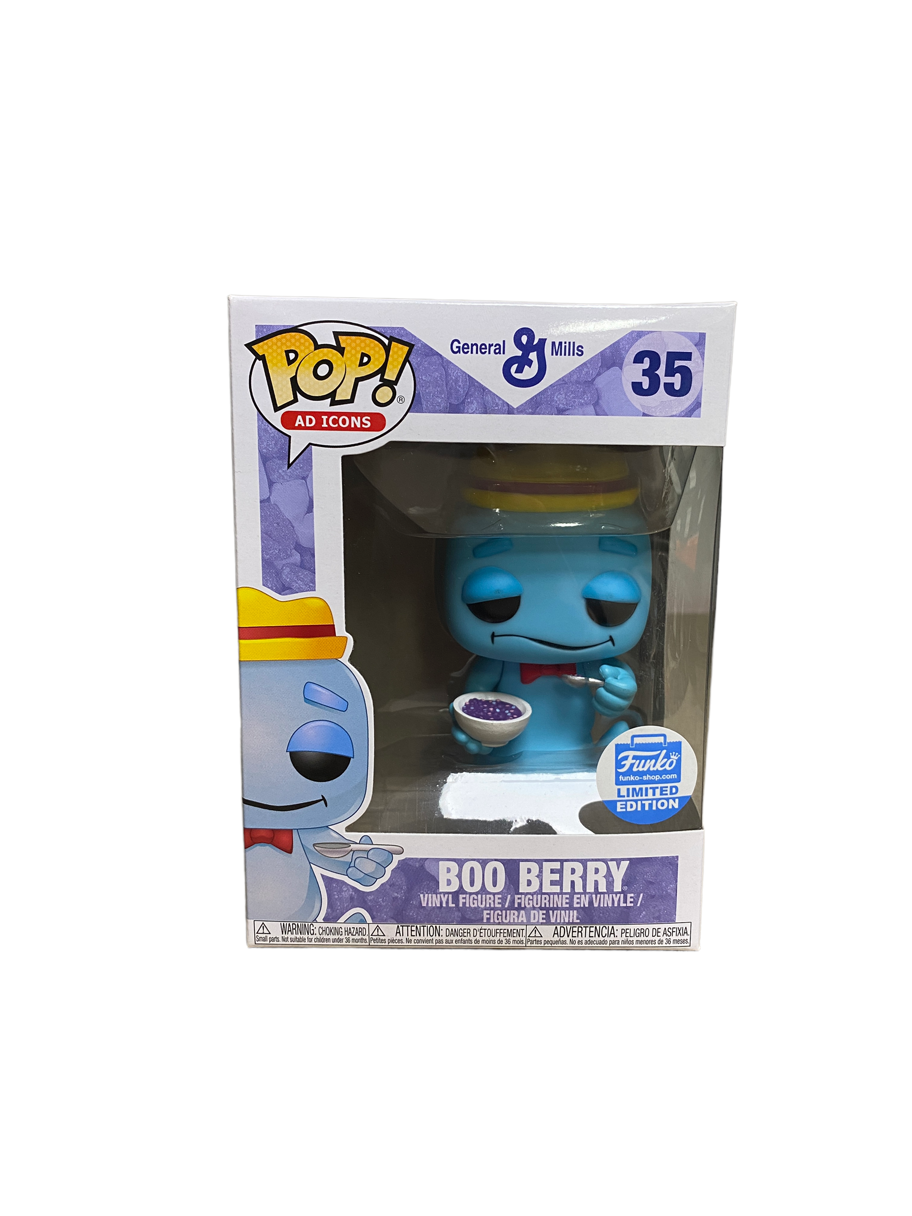 Boo Berry #35 (w/ Cereal) Funko Pop! - Ad Icons -