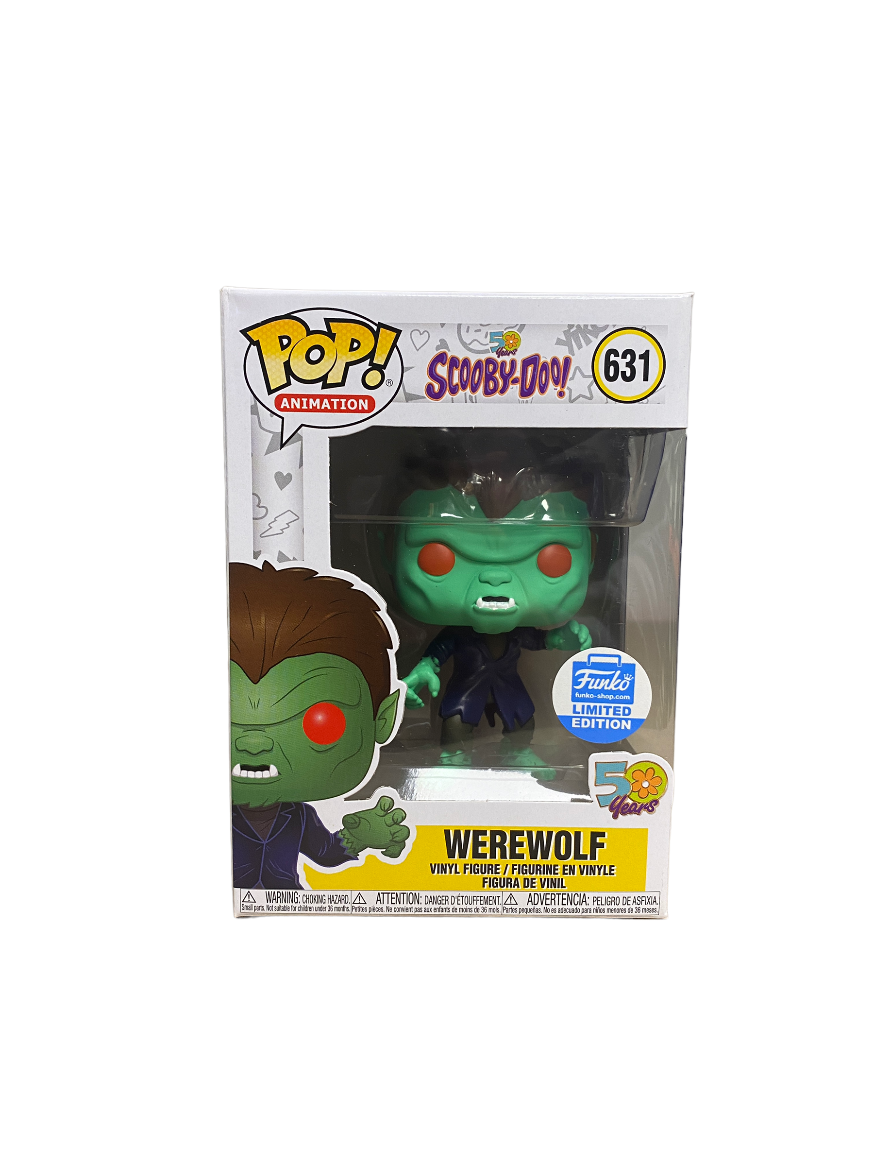 Werewolf #631 Funko Pop! - Scooby-Doo! 50 Years - Funko Shop Exclusive -