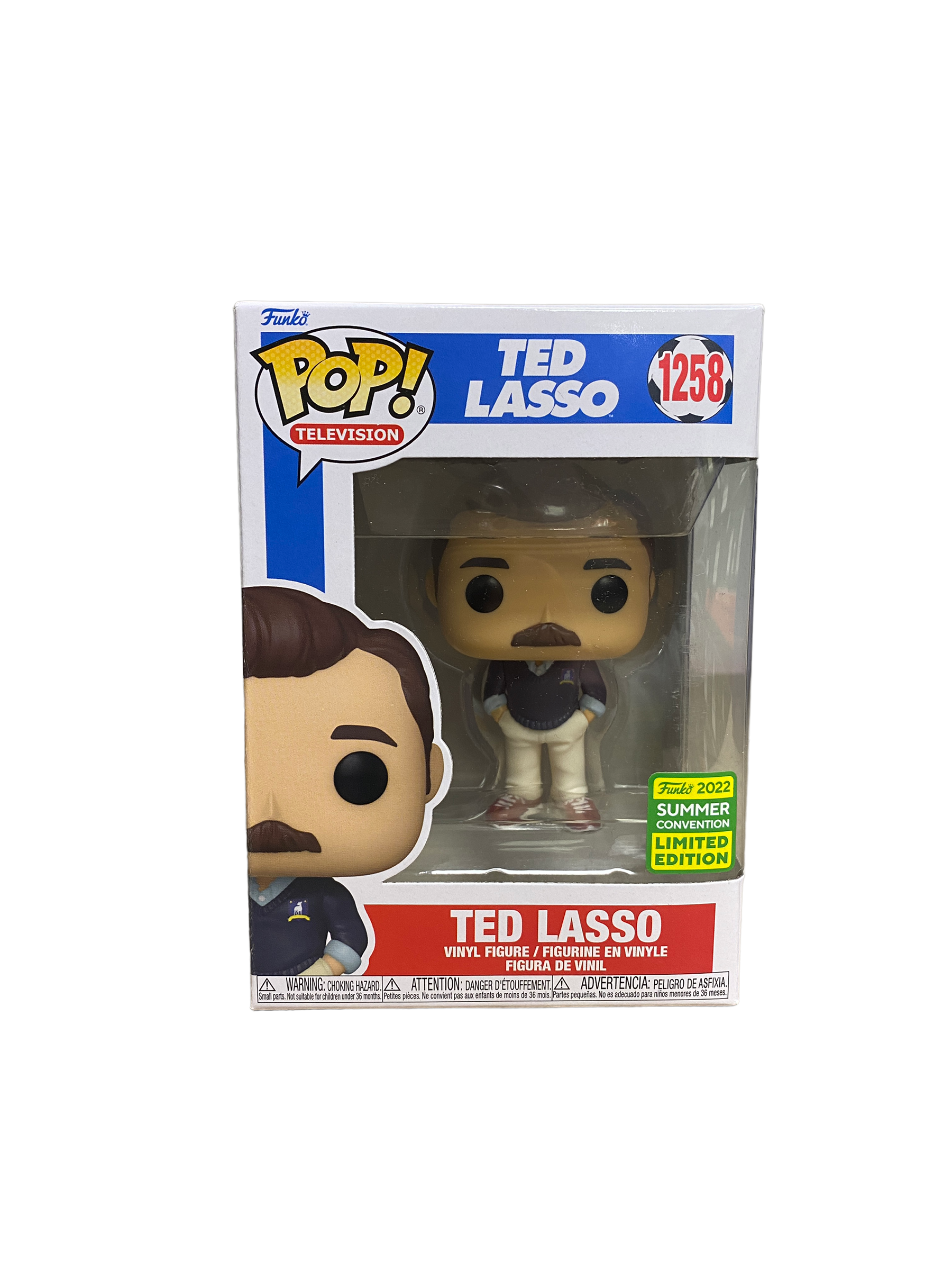 Ted Lasso #1258 Funko Pop! - Ted Lasso - SDCC 2022 Shared Exclusive -