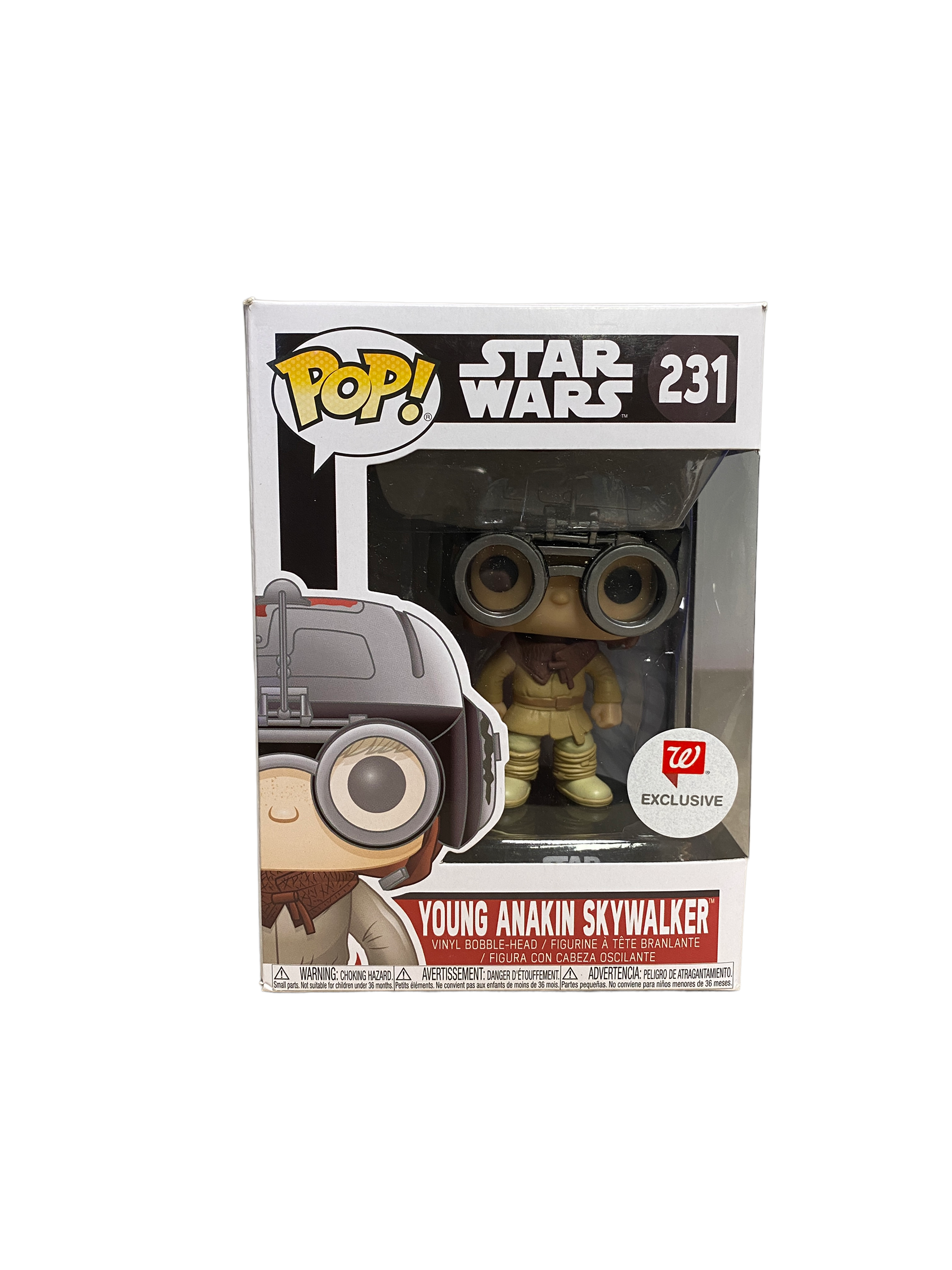 Young Anakin Skywalker #231 (Podracer) Funko Pop! - Star Wars - Walgreens Exclusive -