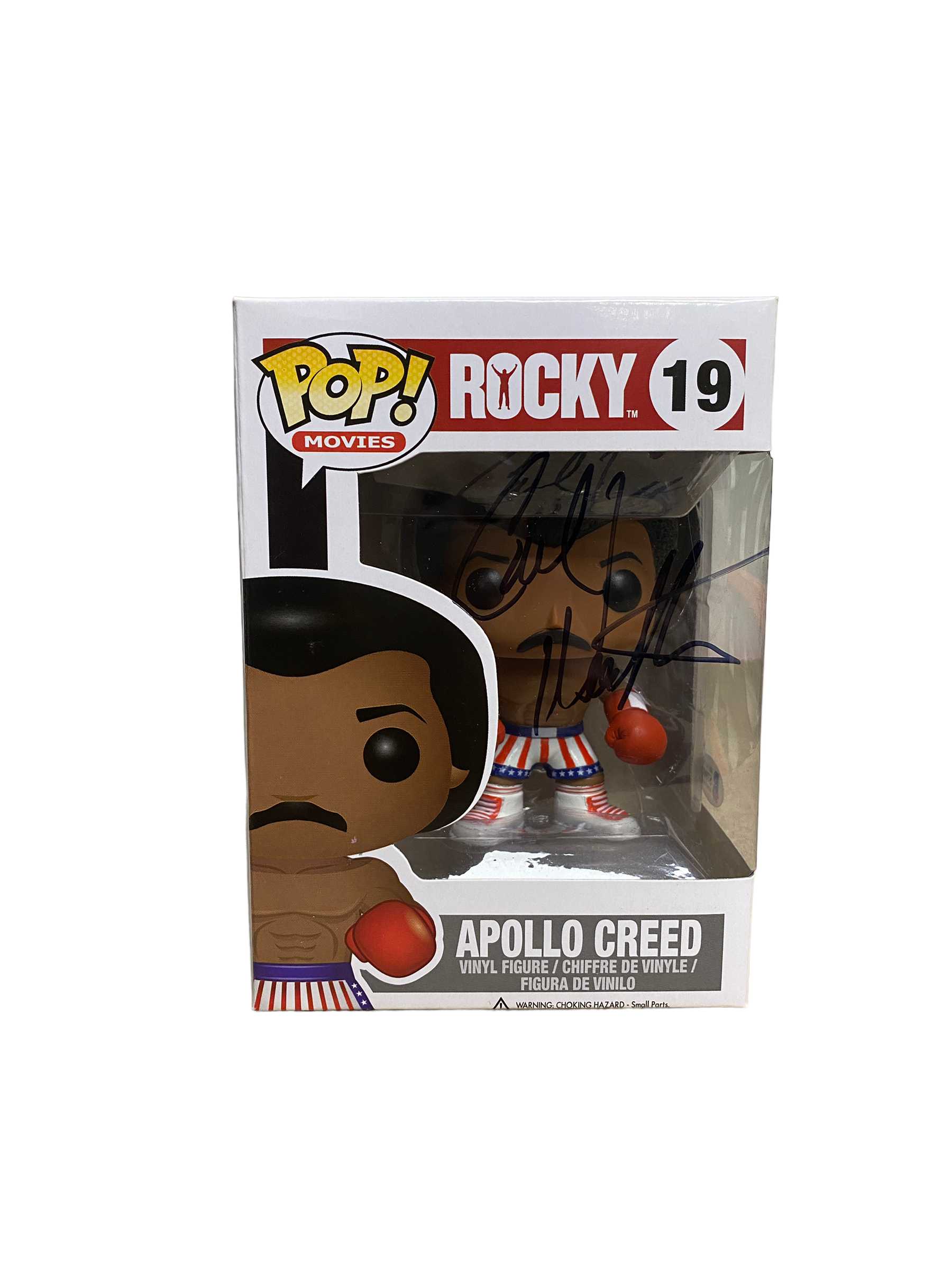 Carl Weathers Signed Apollo Creed #19 Funko Pop! - Rocky - 2012 Pop! -