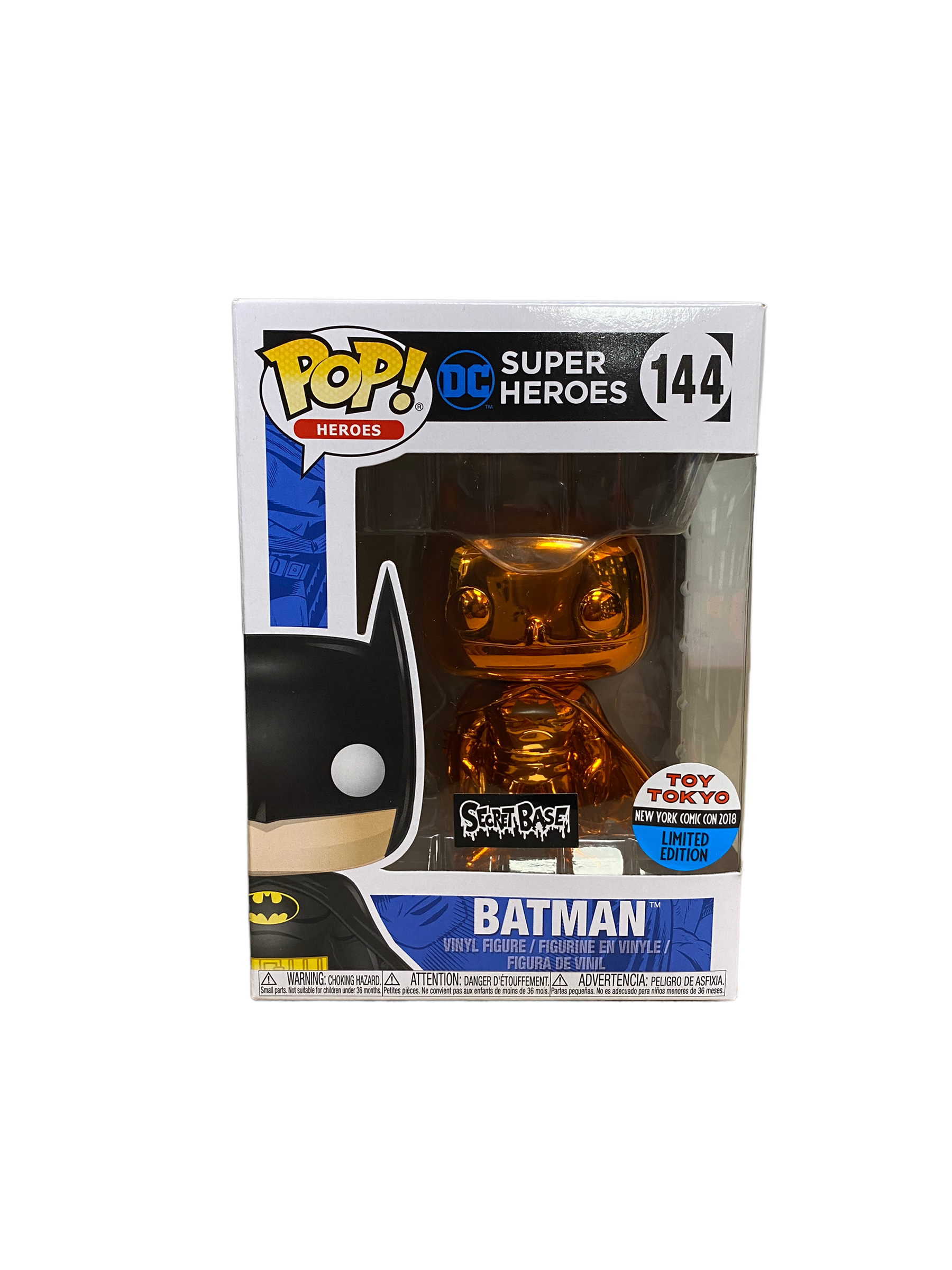 Batman #144 (Orange Chrome) Funko Pop! - DC Super Heroes -