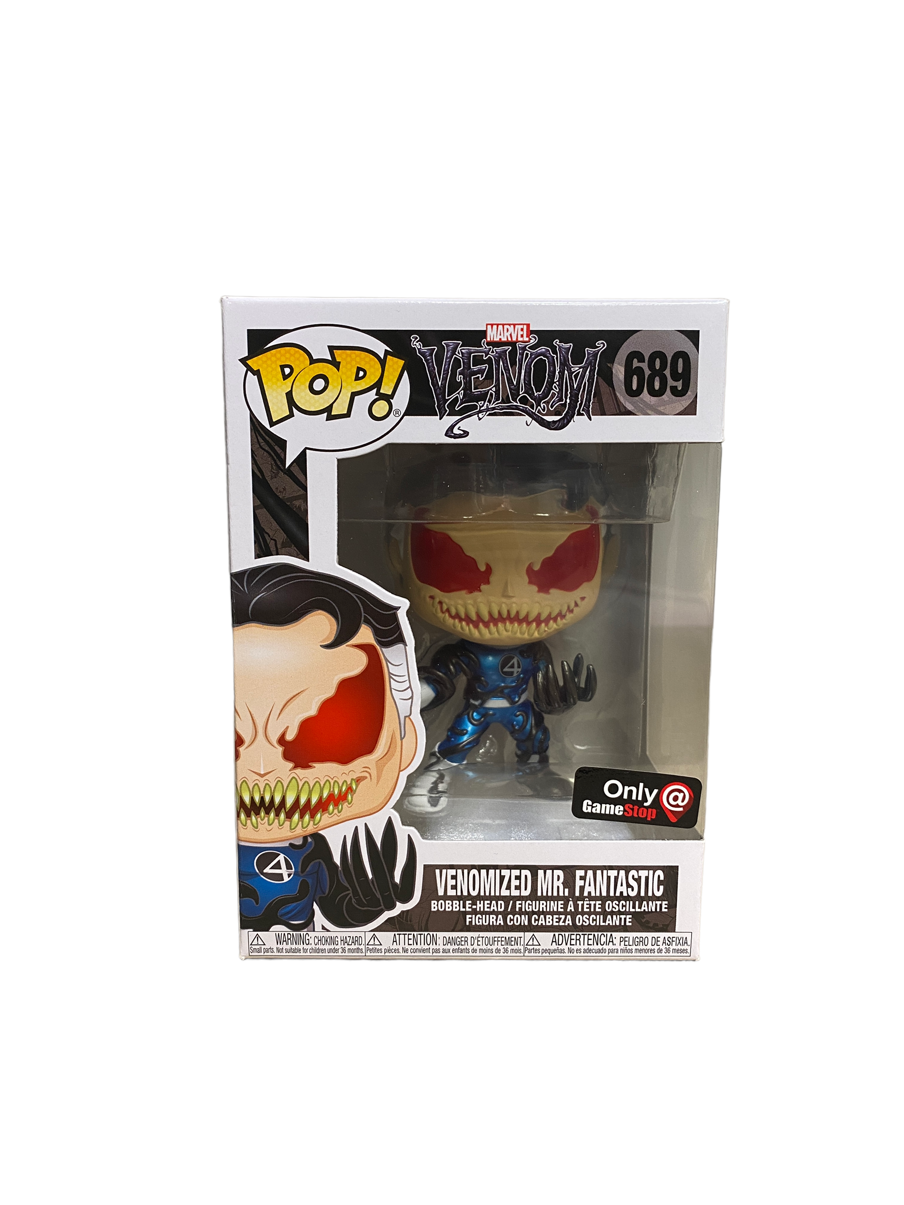 Venomized Mr. Fantastic #689 (Metallic) Funko Pop! - Venom -