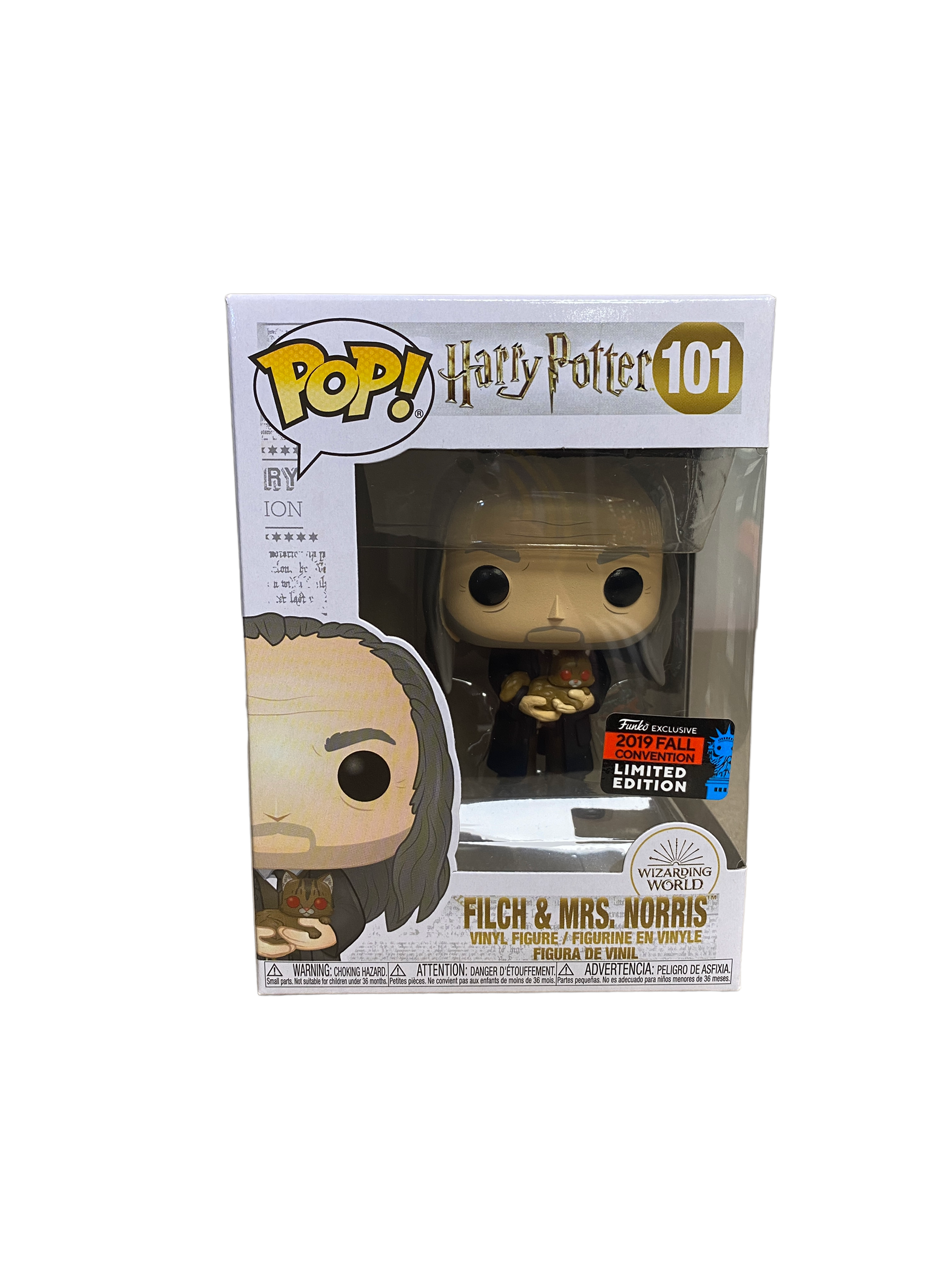 Filch & Mrs. Norris #101 Funko Pop! - Harry Potter - NYCC 2019 Shared Exclusive -