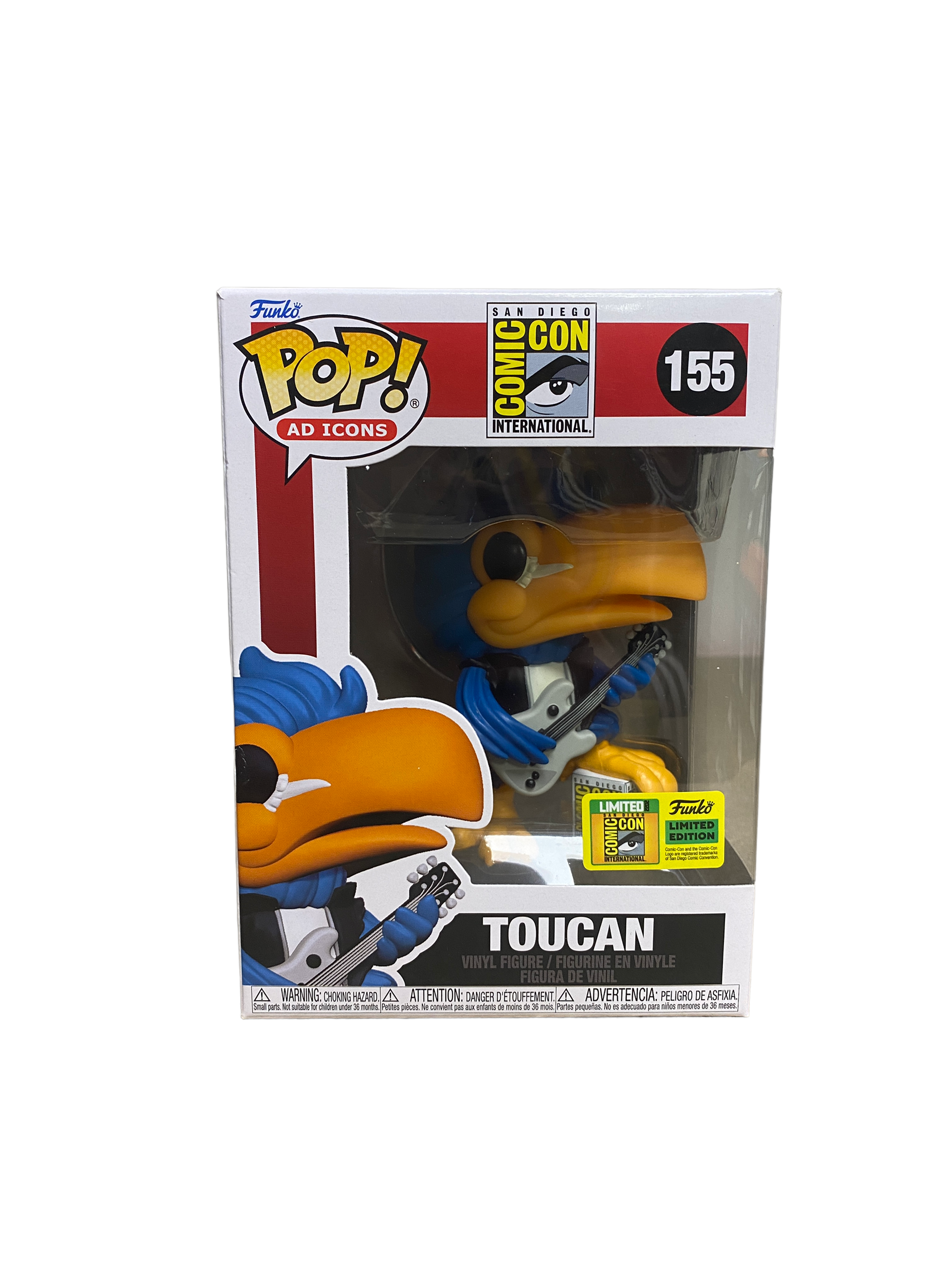 Toucan #155 (Rocker) Funko Pop! - Ad Icons - SDCC 2022 Official Convention Exclusive -