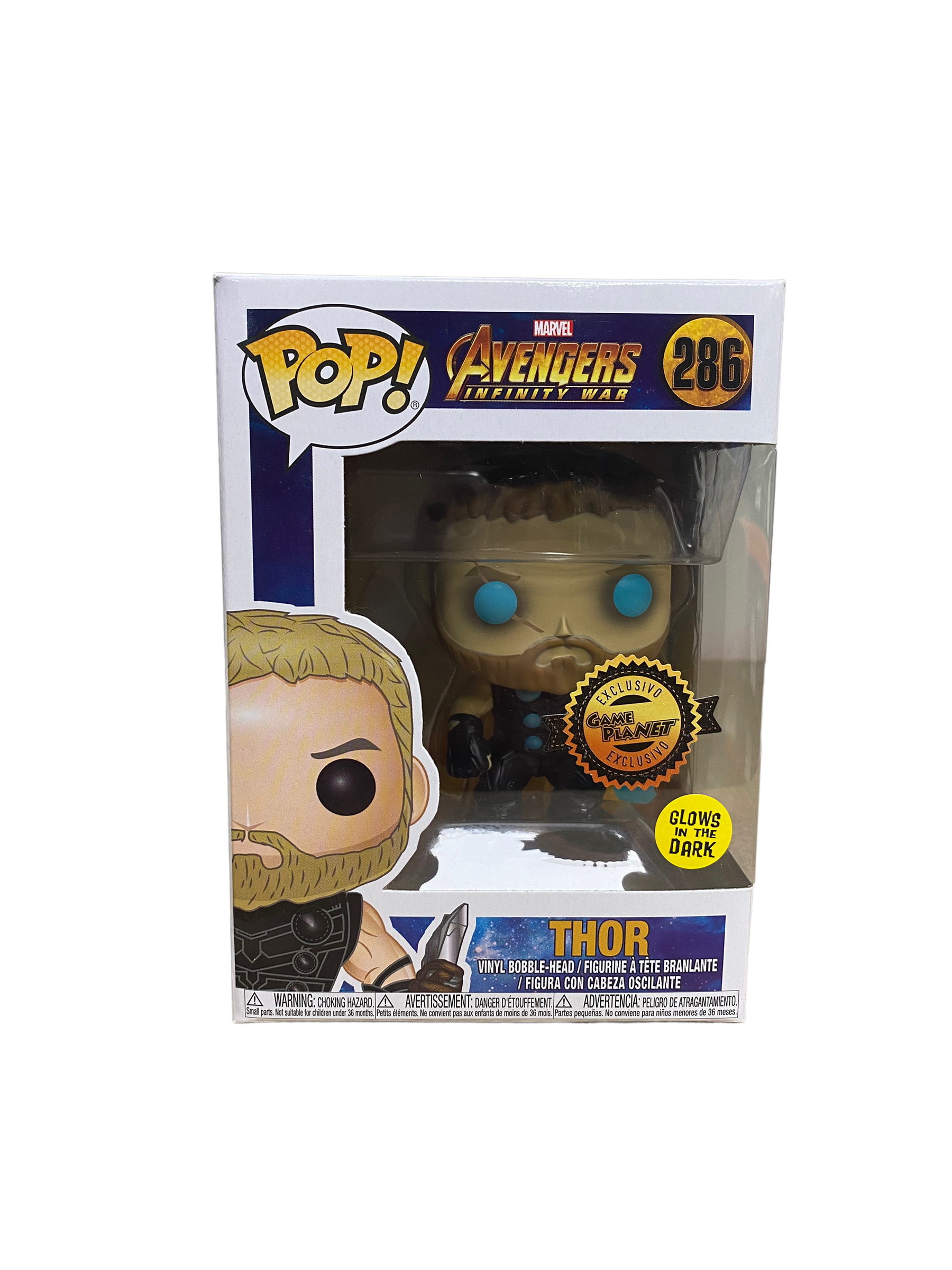 Thor #286 (Glows In The Dark) Funko Pop! - Avengers Infinity War - Game Planet Mexico Exclusive -