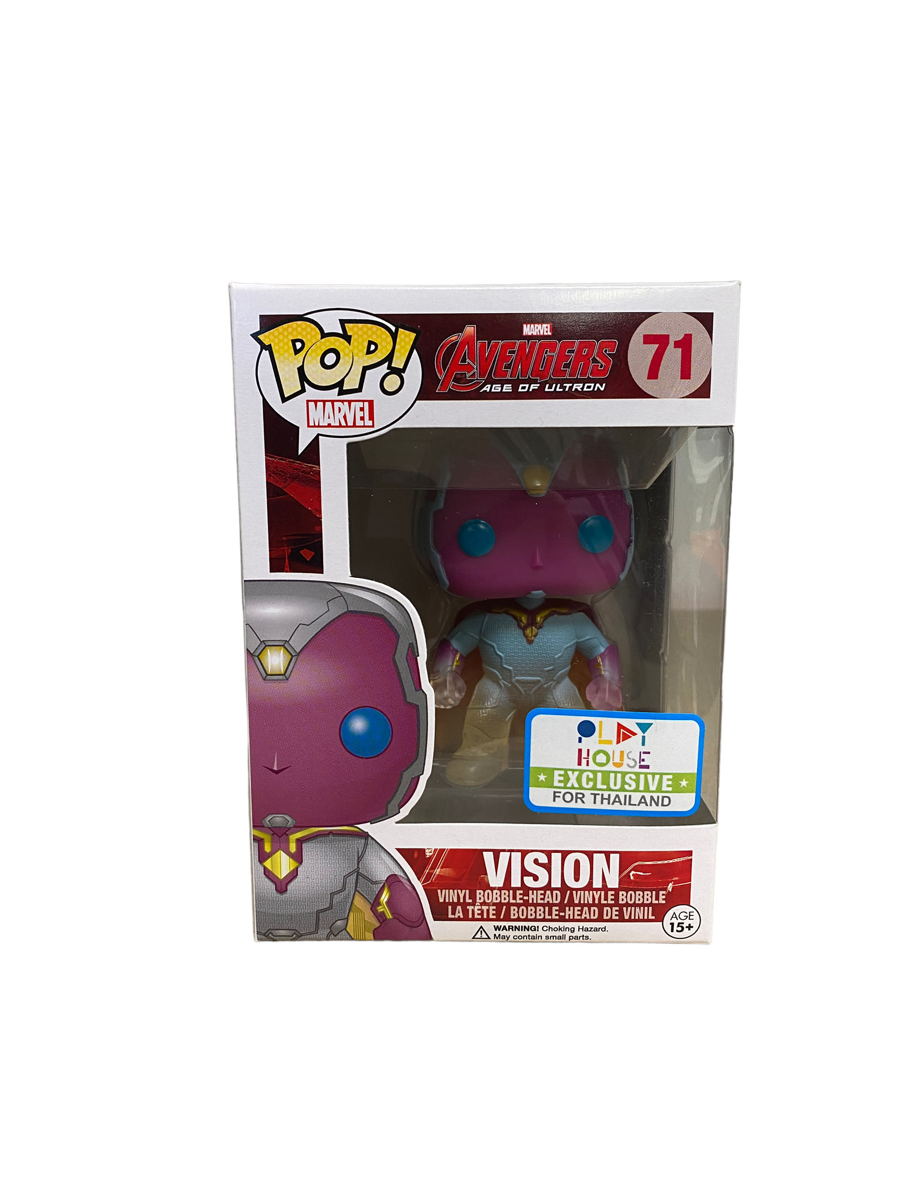 Vision #71 (Translucent) Funko Pop! - Avengers Age Of Ultron - Play House Thailand Exclusive -