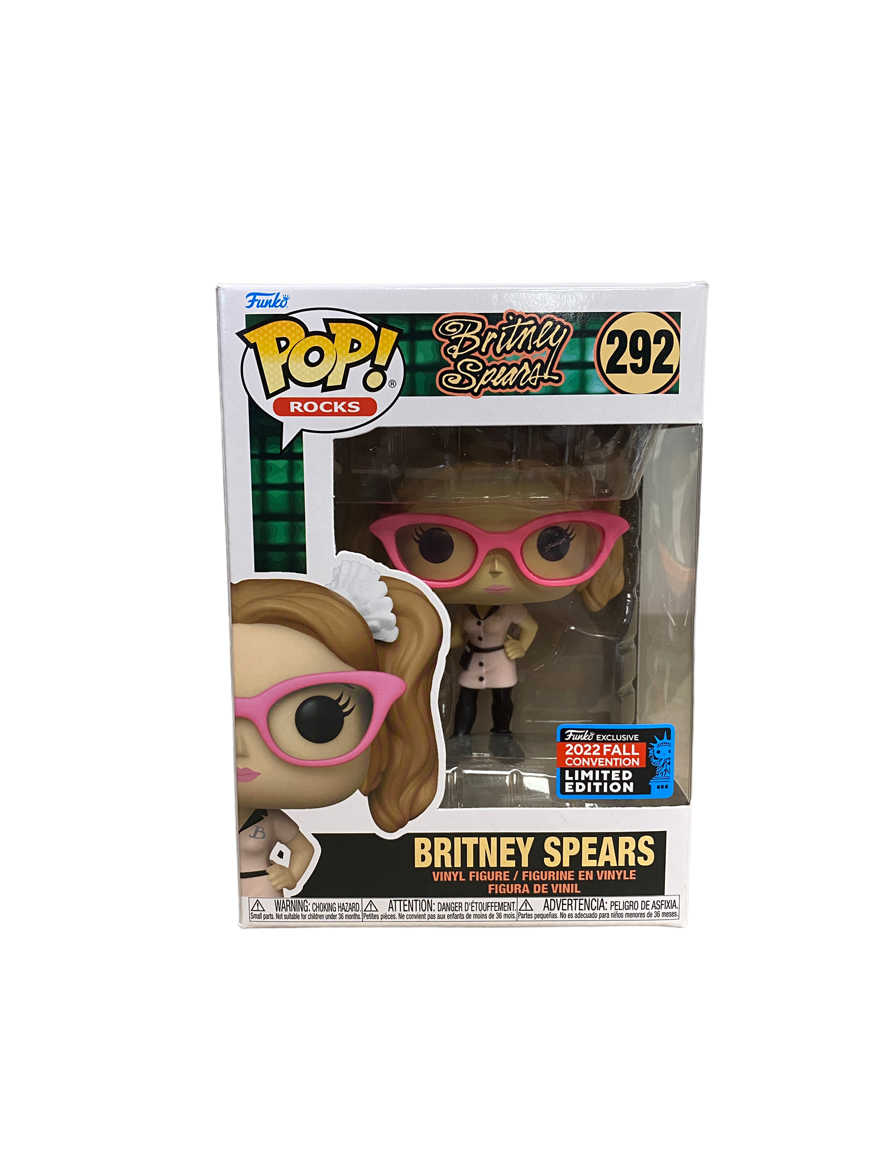 Britney Spears #292 (Crazy) Funko Pop! - Rocks - NYCC 2022 Shared Exclusive -