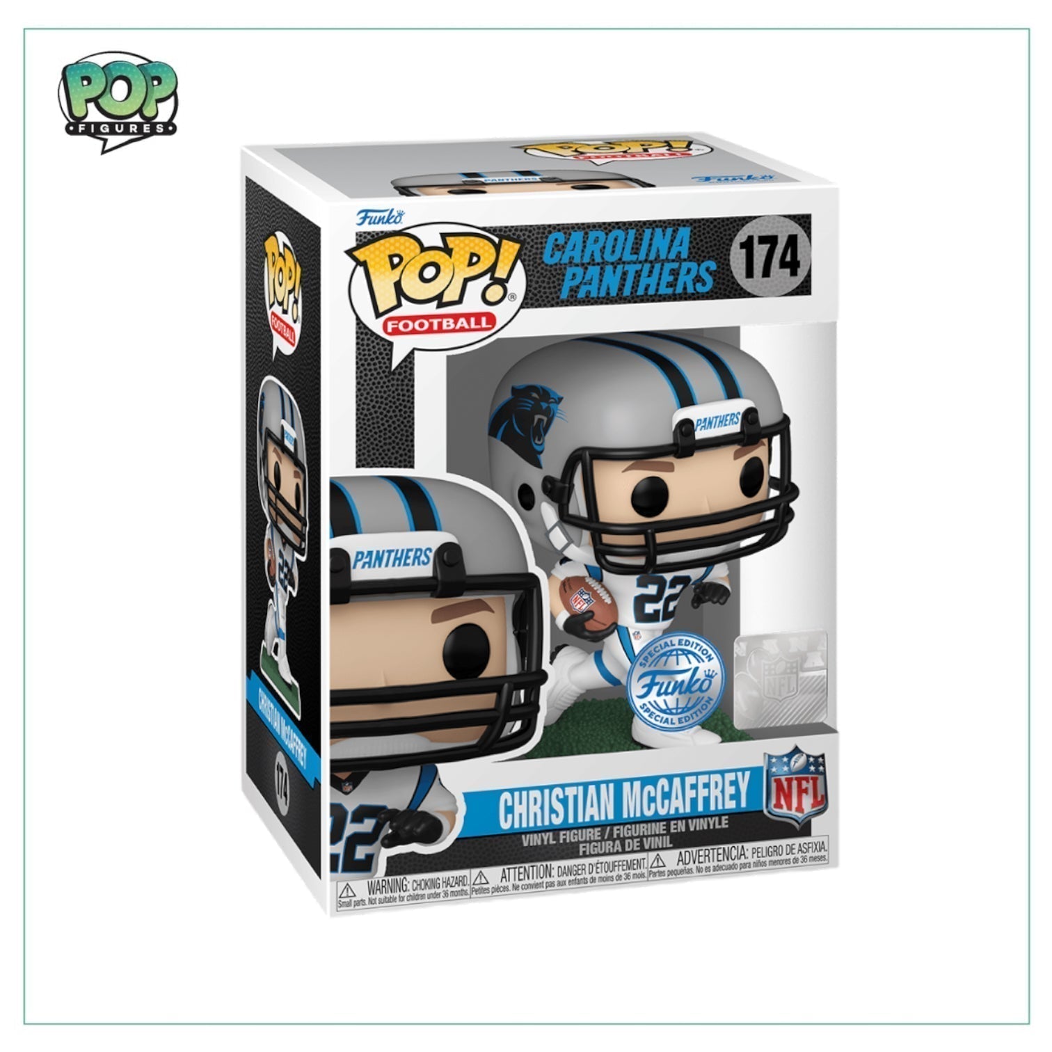 Christian McCaffery #174 Funko Pop! - Carolina Panthers - NFL