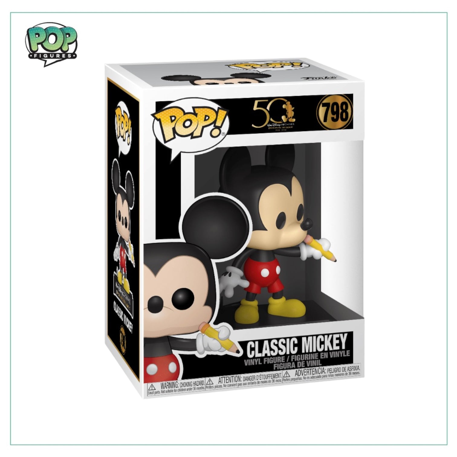 Classic Mickey #798 Funko Pop! Archives - Disney