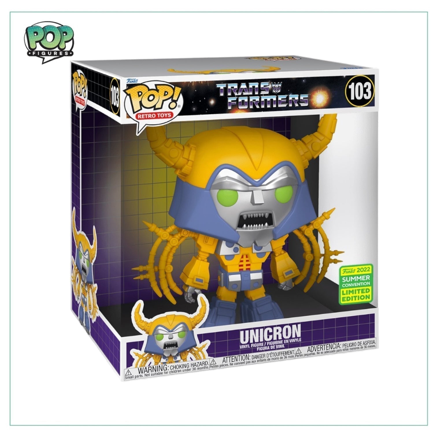 Unicron #103 Funko Pop! - Transformers - 2022 SDCC Shared Exclusive