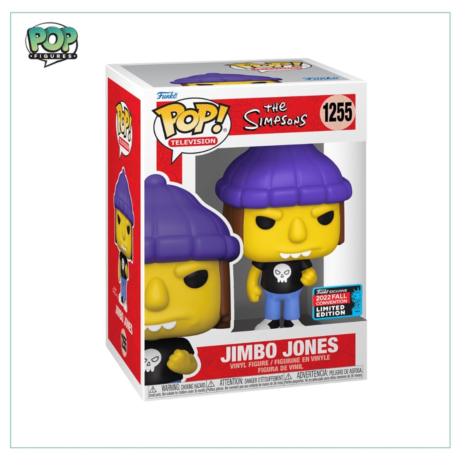 Jimbo Jones #1255 Funko Pop! - The Simpsons - 2022 NYCC Convention