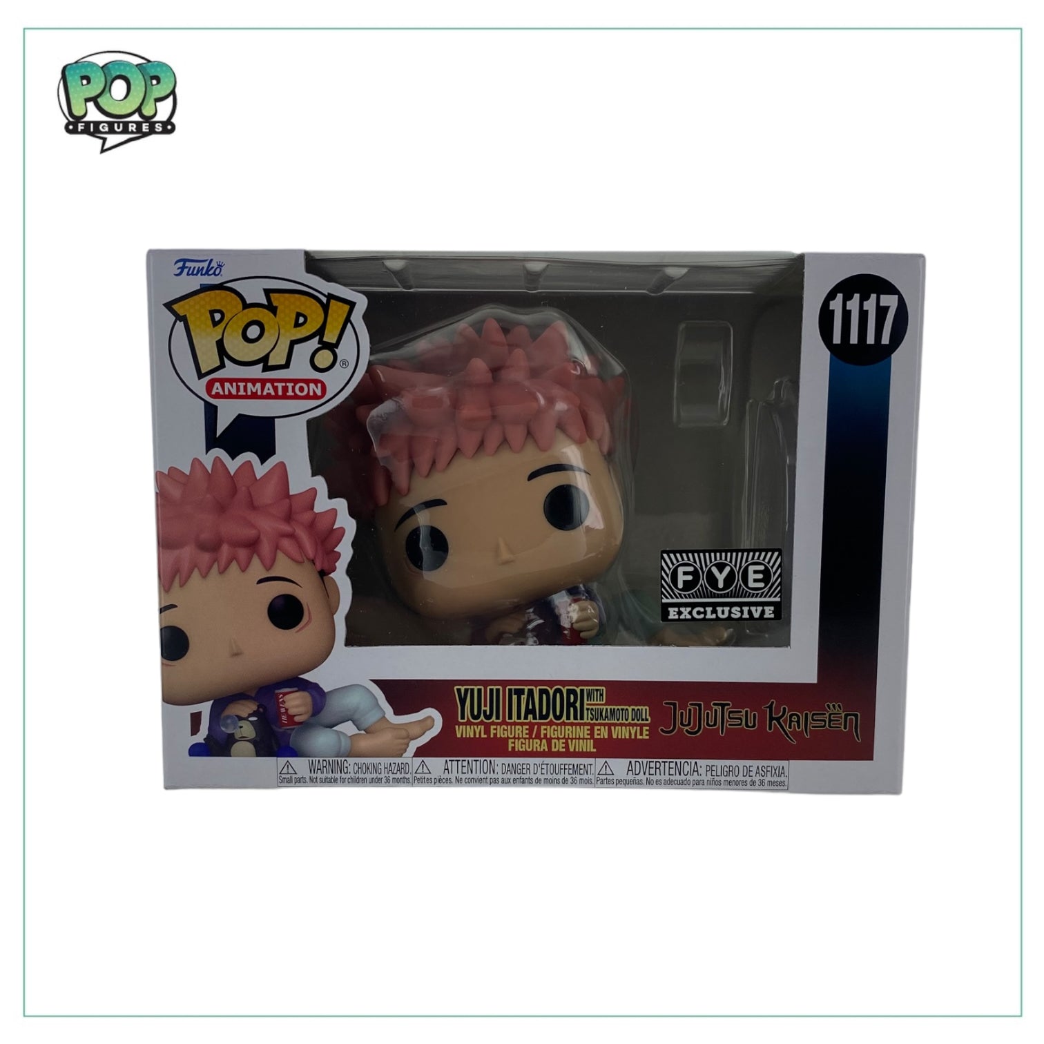 Yuji Itadori W/ Tsukamoto Doll Funko Pop! - Jujitsu Kaisen - FYE Exclusive