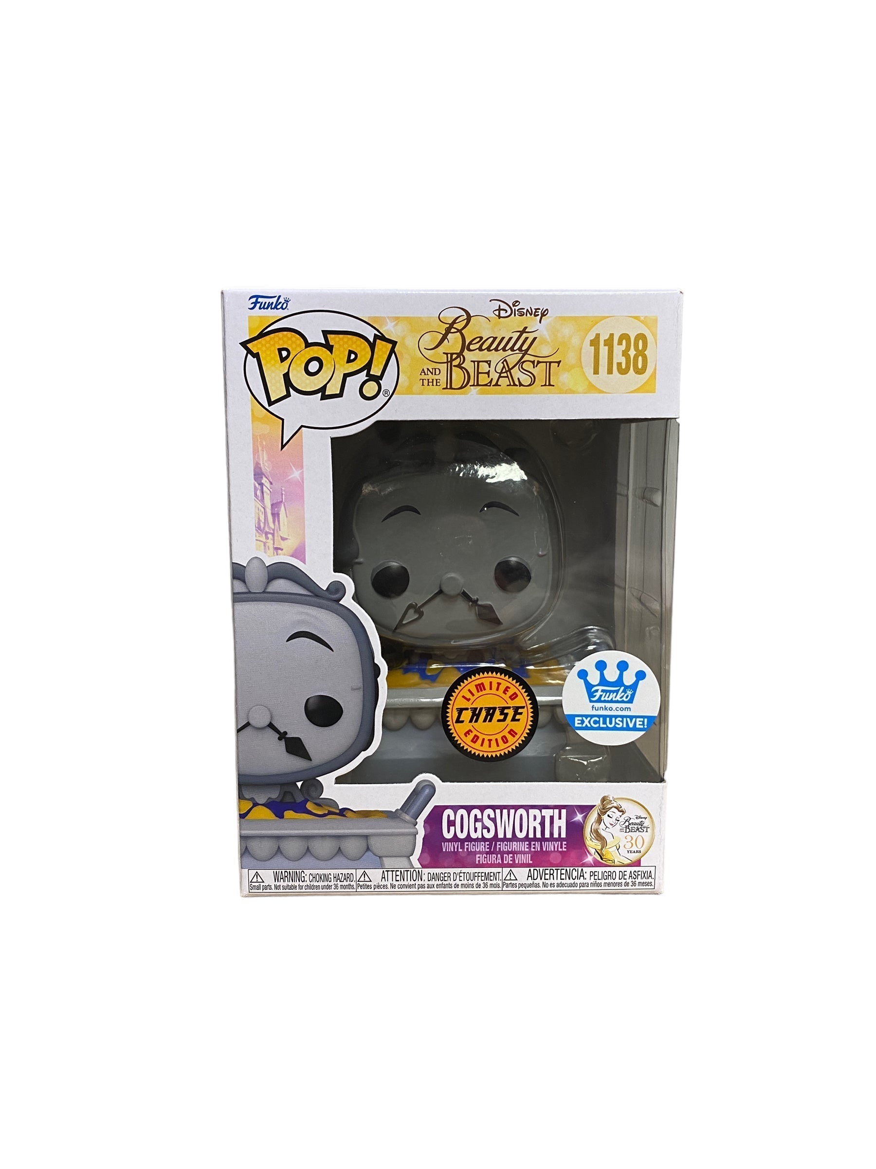 Cogsworth #1138 (In Cobbler Pan Chase) Funko Pop! - The Beauty And The Beast -