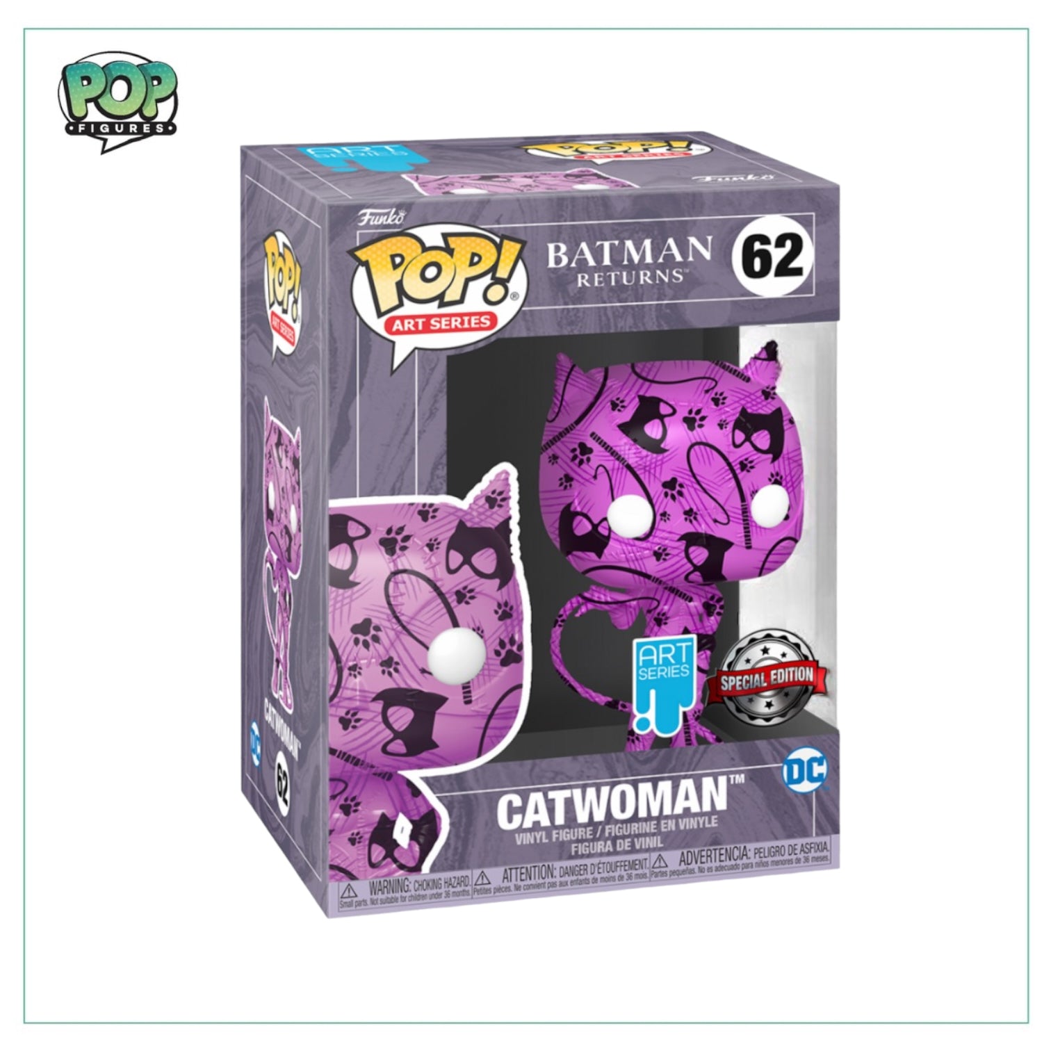 Catwoman #62 Funko Pop! - Batman Returns - Art Series with Sealed Hard Stack - Special Edition