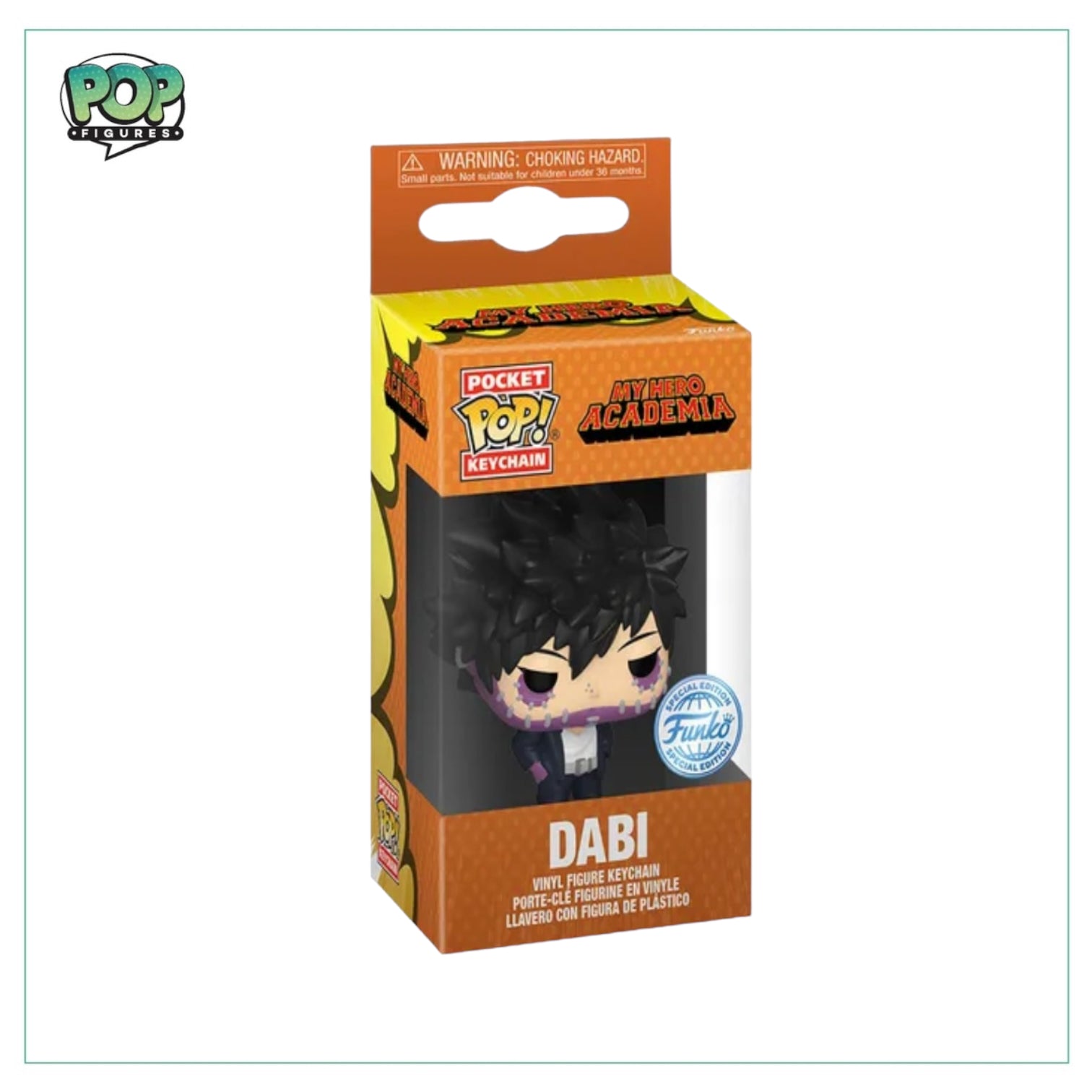 Dabi Funko Pocket Pop! Keychain - My Hero Academia