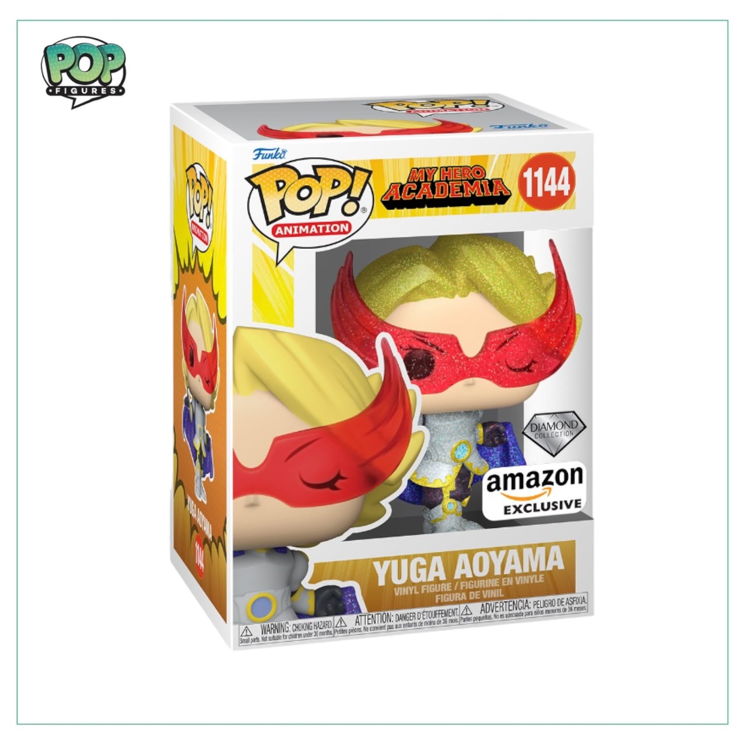 Yuga Aoyama #1144 Funko Pop! - My Hero Academia - Diamond Collection - Amazon Exclusive