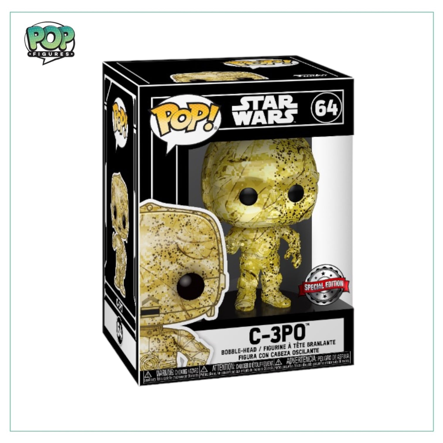 C-3PO #64 Funko Pop! - Star Wars - Special Edition - Sealed Hard Stack