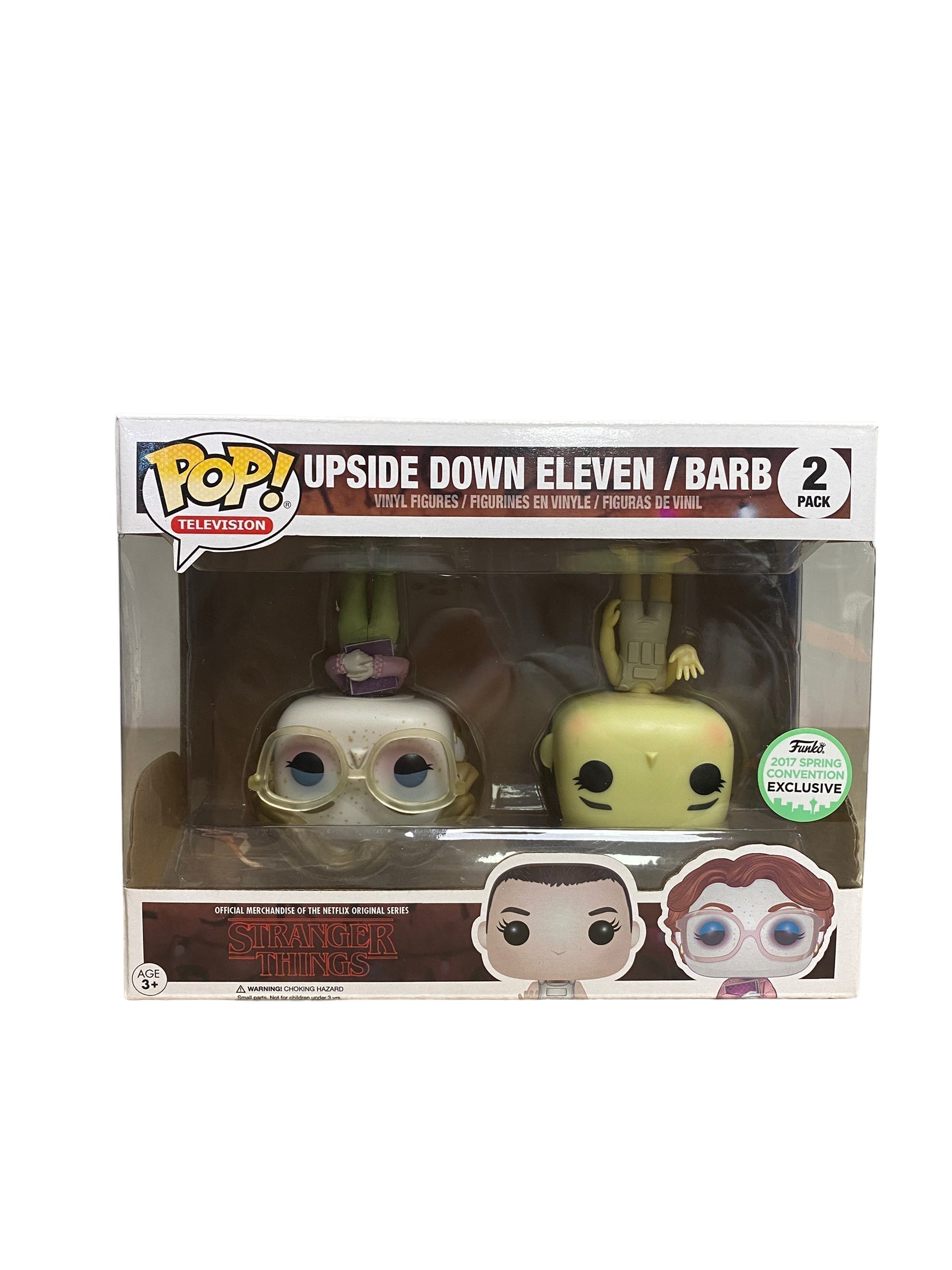 Upside Down Eleven / Barb 2 Pack Funko Pop! - Stranger Things - ECCC 2017 Shared Exclusive -