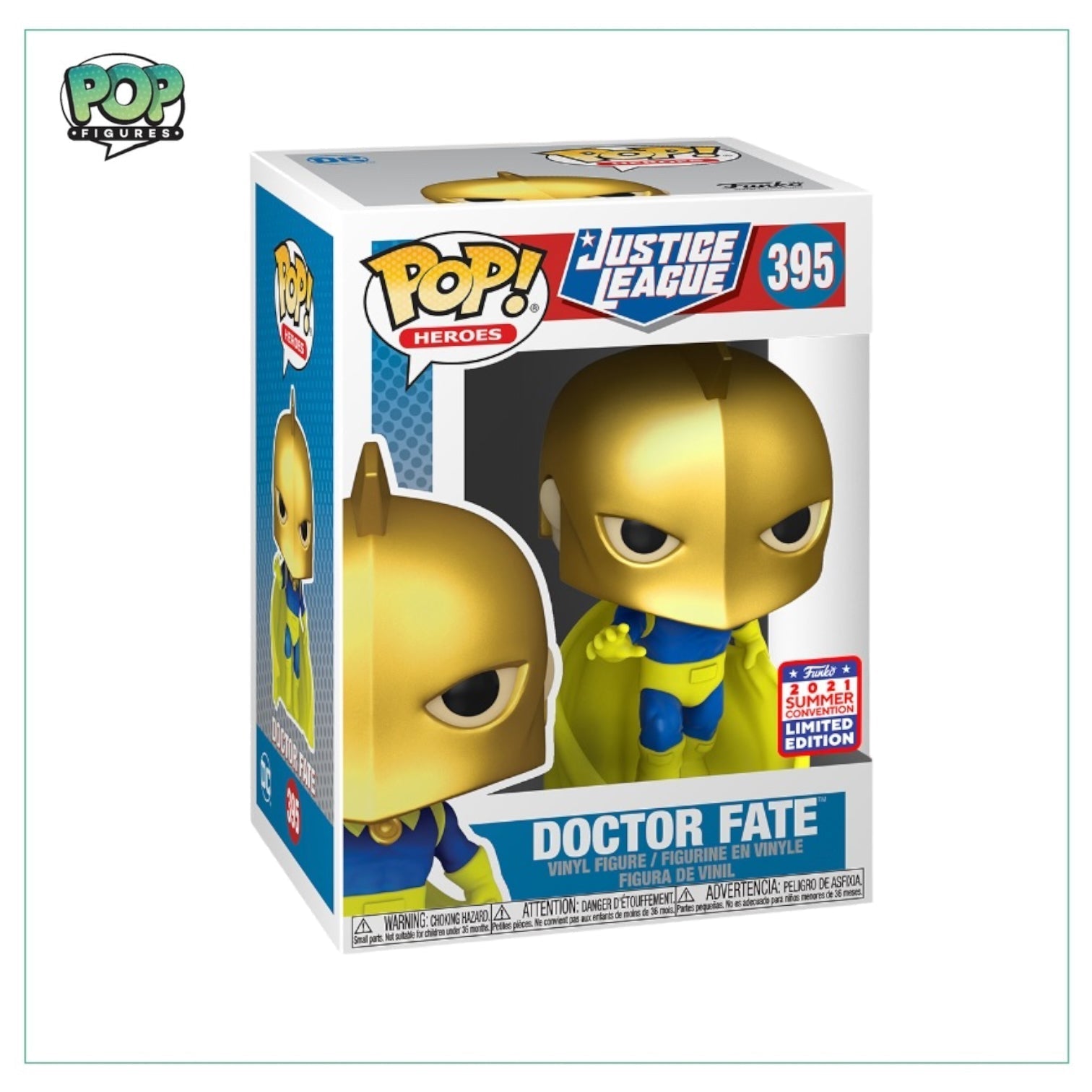 Doctor Fate #395 Funko Pop! Justice League - Virtual Funkon 2021 Shared Exclusive