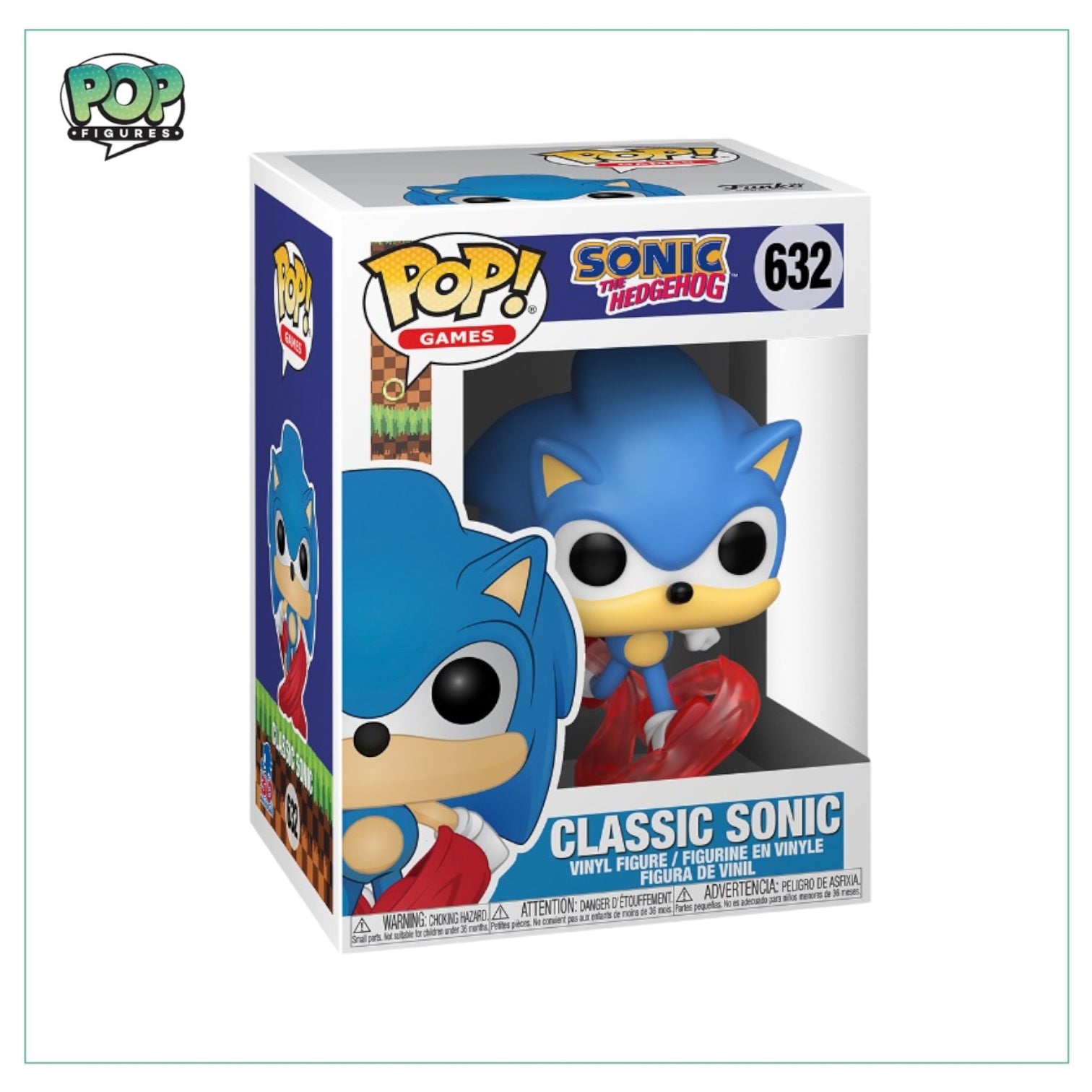 Classic Sonic #632 Funko Pop! - Sonic the Hedgehog