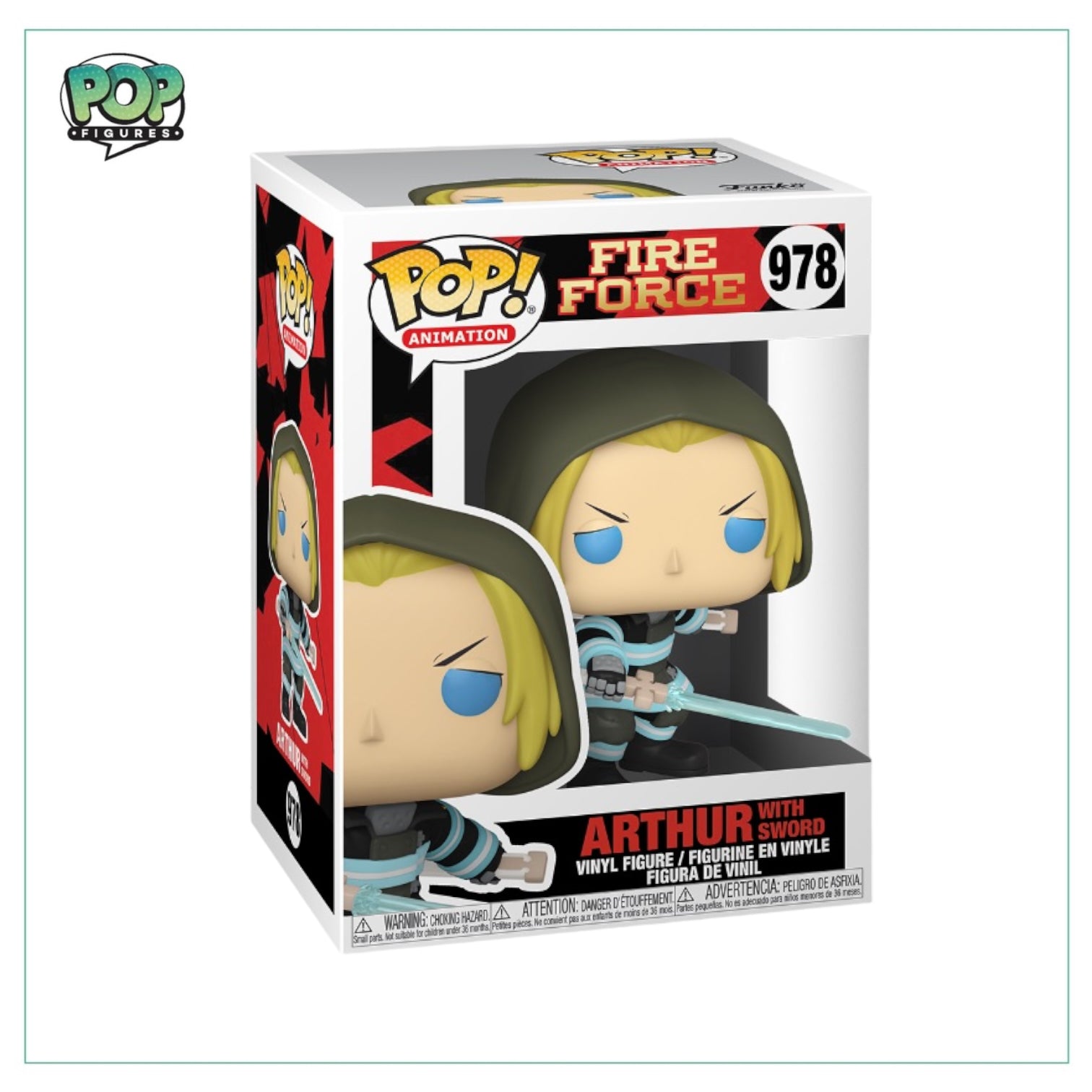 Arthur with Sword #978 Funko Pop! - Fire Force