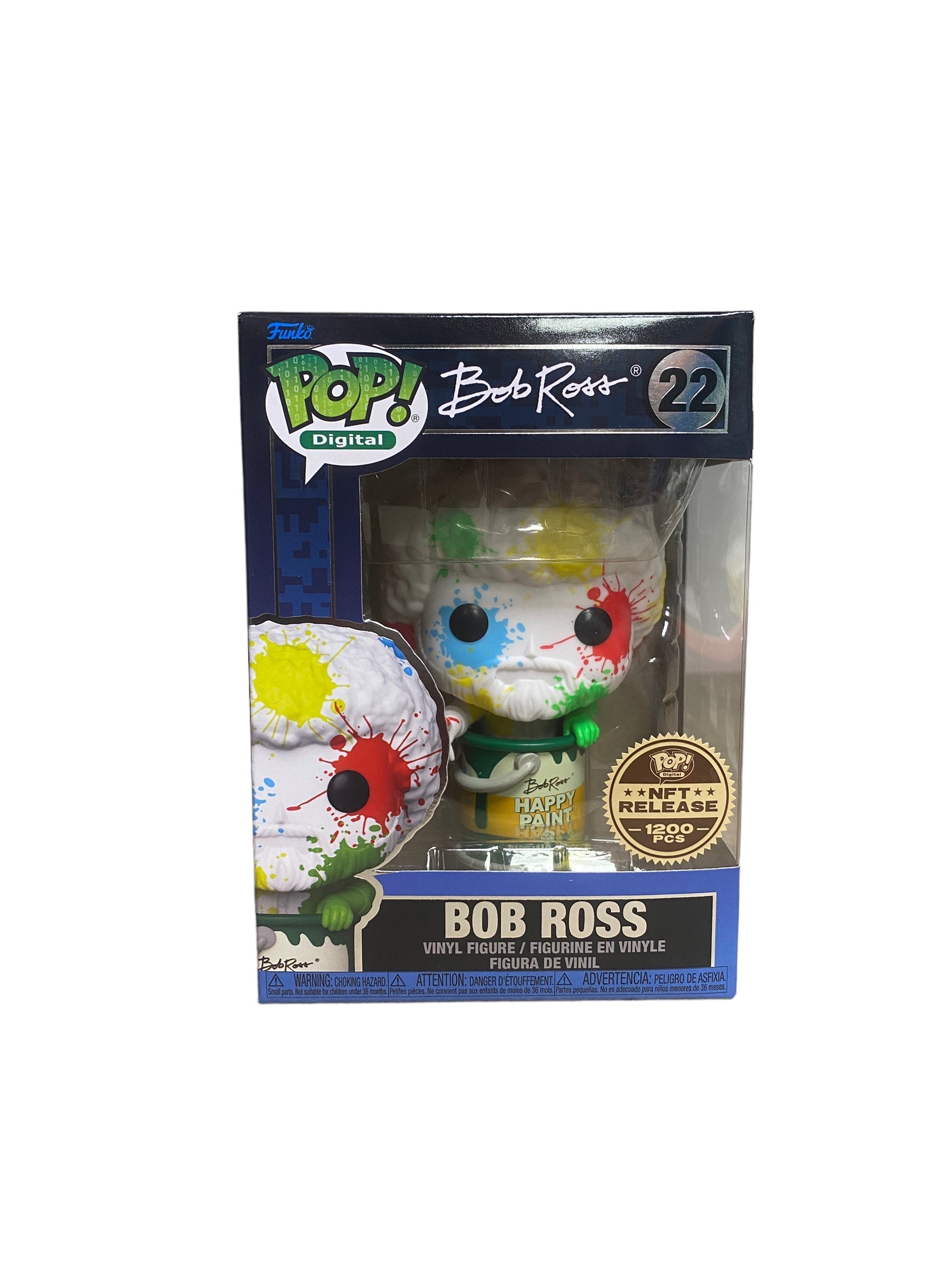 Bob Ross #22 (In Paint Can / Splatter) Funko Pop! - Bob Ross - NFT Release Exclusive